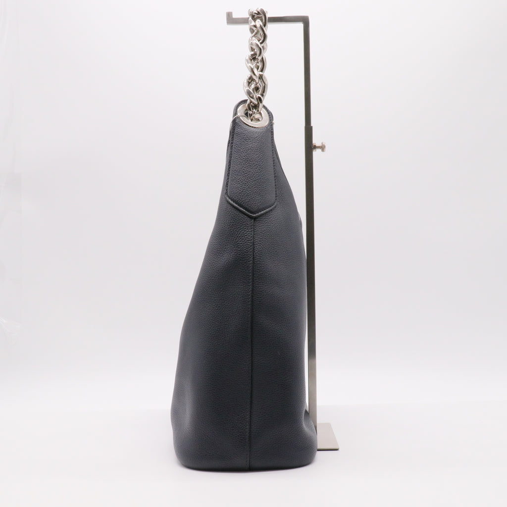 Vitello Daino Chain Hobo Nero Black twins
