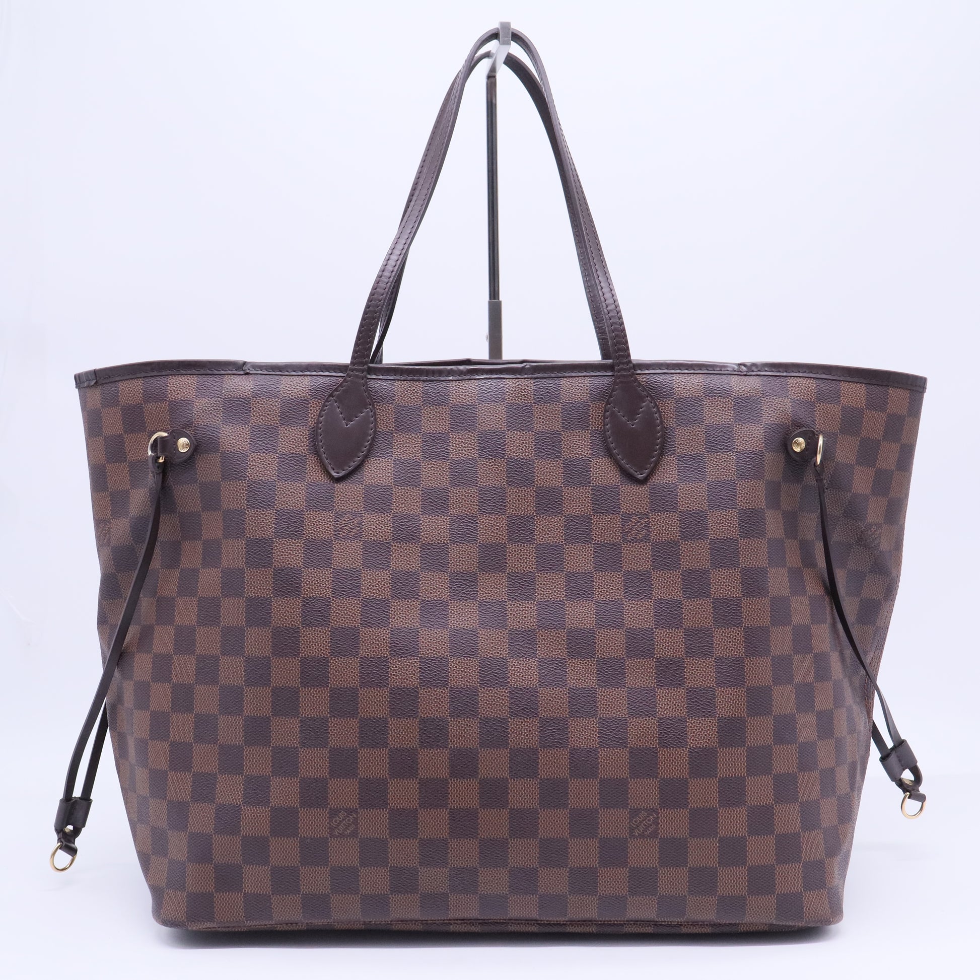 Damier Ebene Canvas Neverfull GM Bag Twins B12418