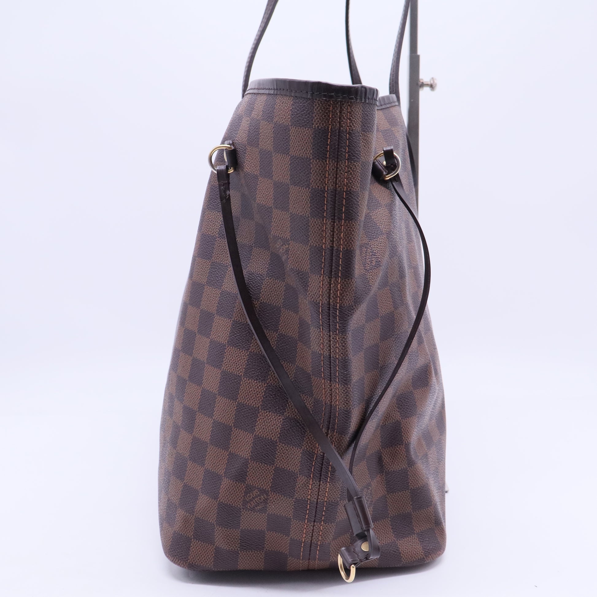 Damier Ebene Canvas Neverfull GM Bag Twins B12418