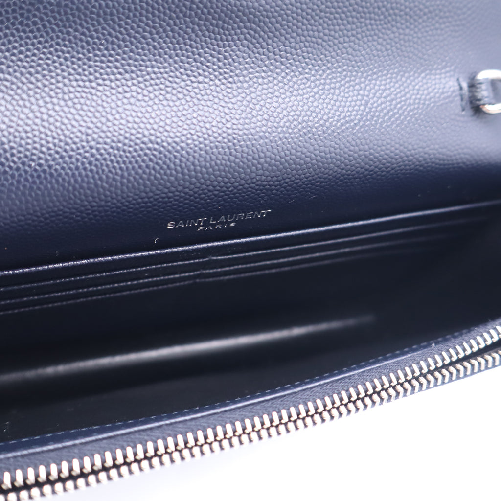 Saint Laurent (YSL) Cassandre Envelope Chain Wallet B24014