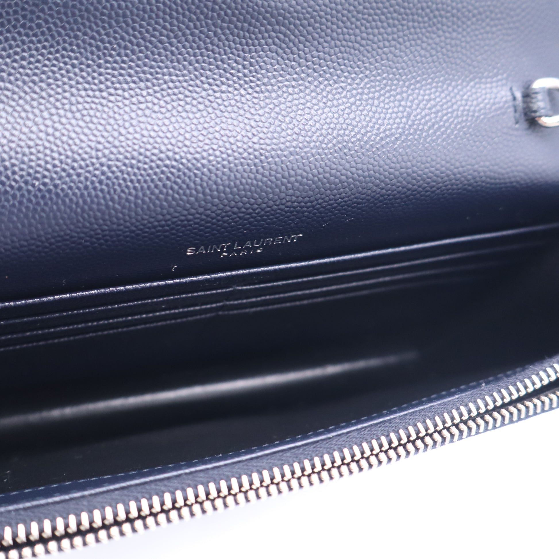 Saint Laurent (YSL) Cassandre Envelope Chain Wallet B24014