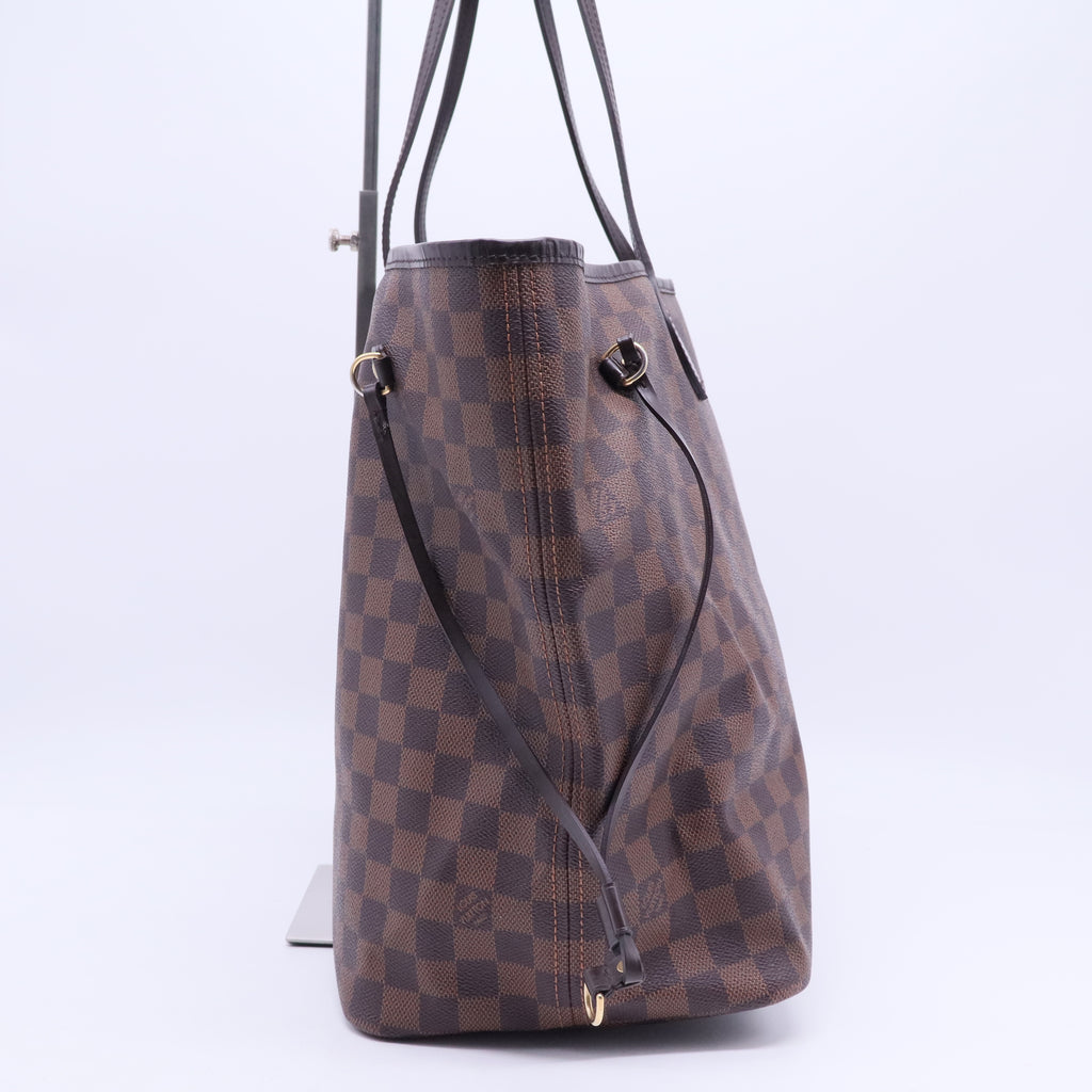 Damier Ebene Canvas Neverfull GM Bag Twins B12418