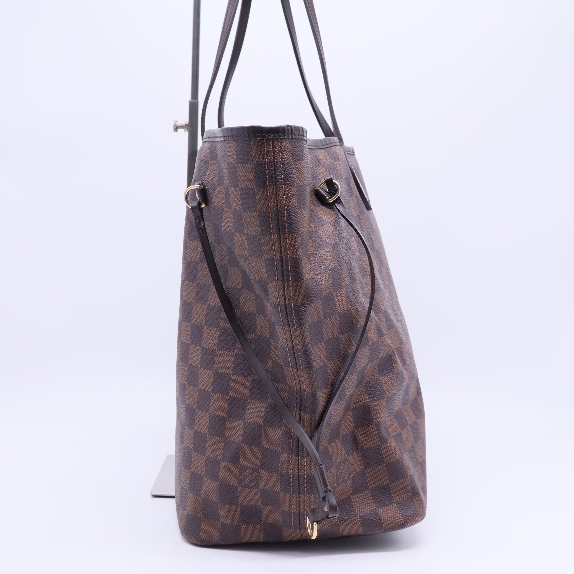 Damier Ebene Canvas Neverfull GM Bag Twins B12418
