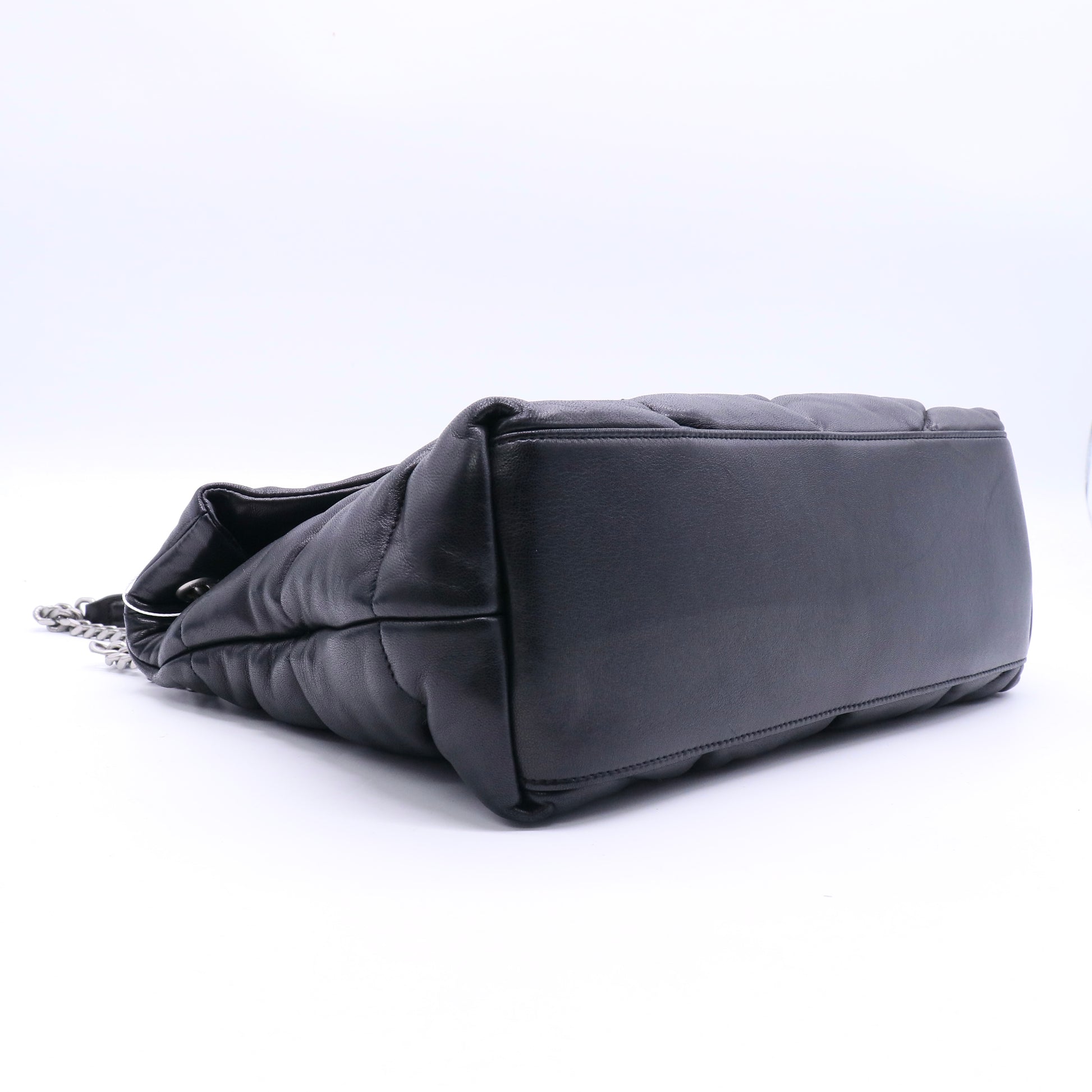 Loulou Puffer Shoulder Bag Quilted Leather Medium Twins LDJ3669