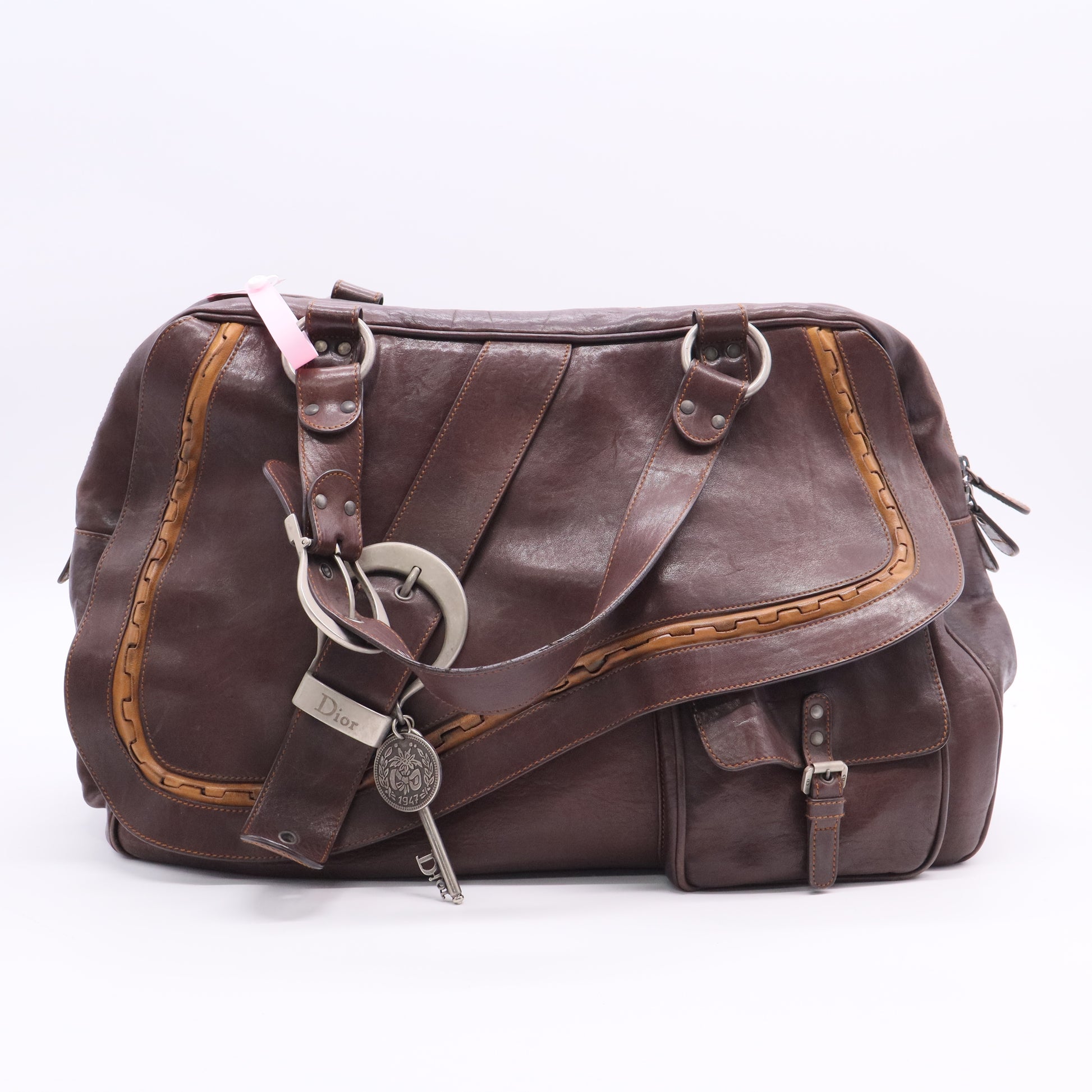Calfskin Medium Gaucho Double Saddle Bag Twins LDJ3036