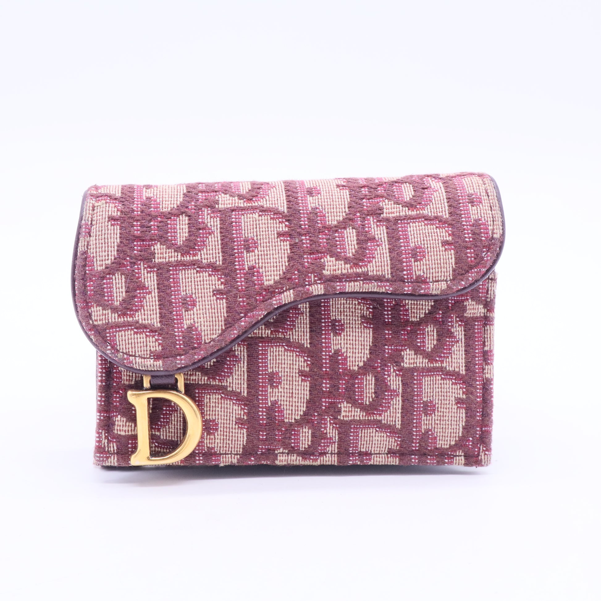 Dior 2020 Saddle Card Holder Compact Wallet W20351