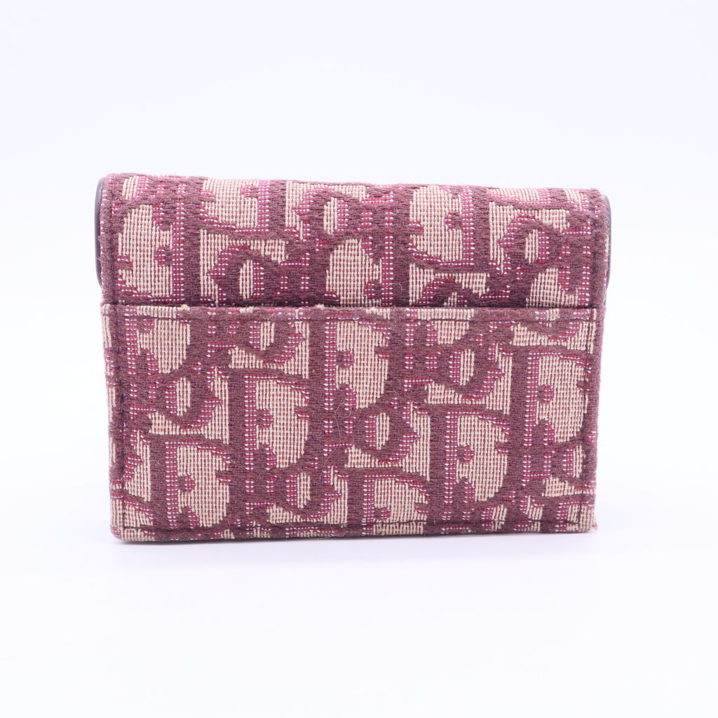 Dior 2020 Saddle Card Holder Compact Wallet W20351