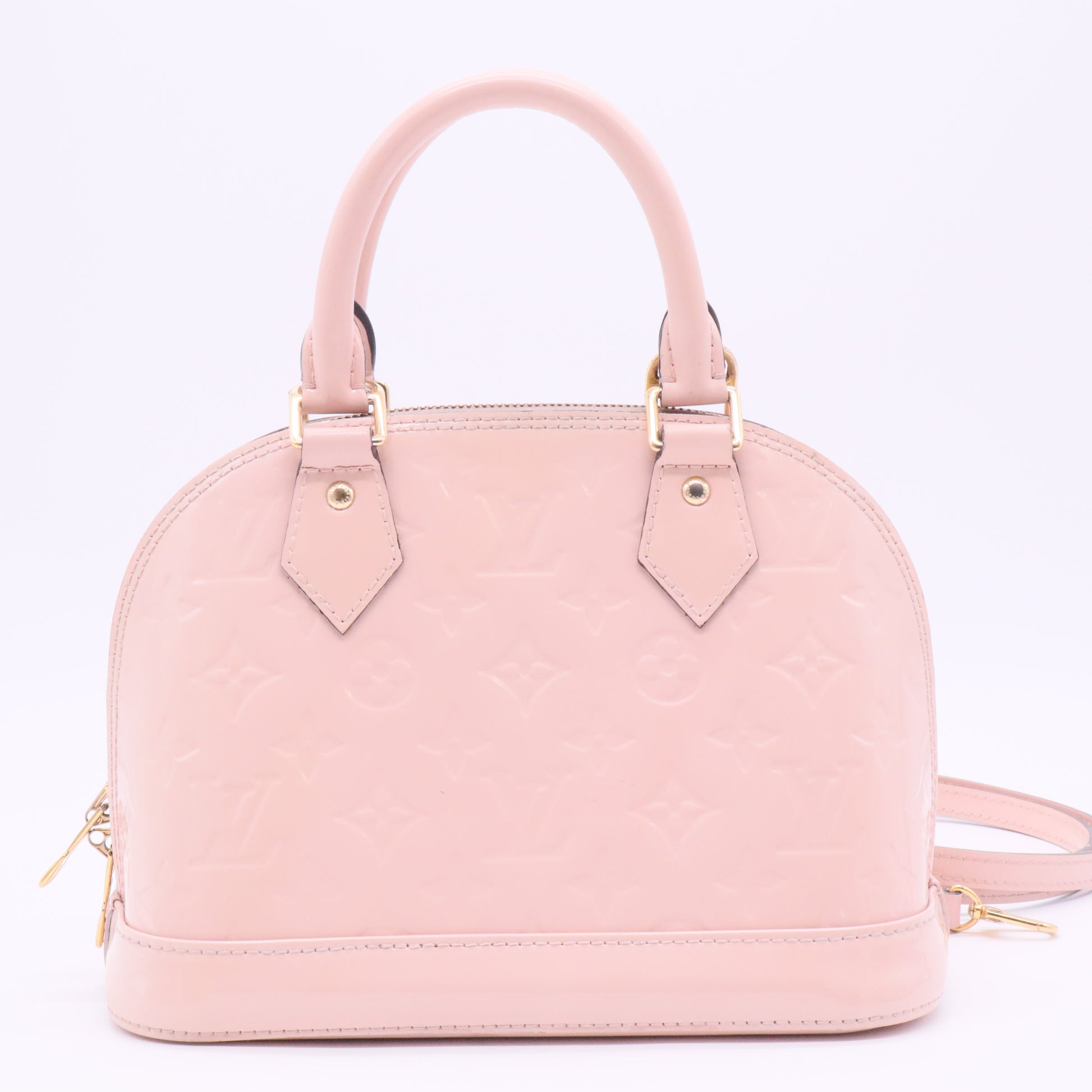 Alma Handbag Monogram Vernis BB