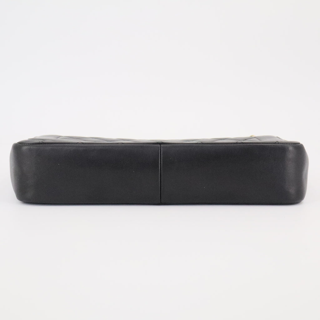 Lambskin Quilted Large Chic With Me Flap Black