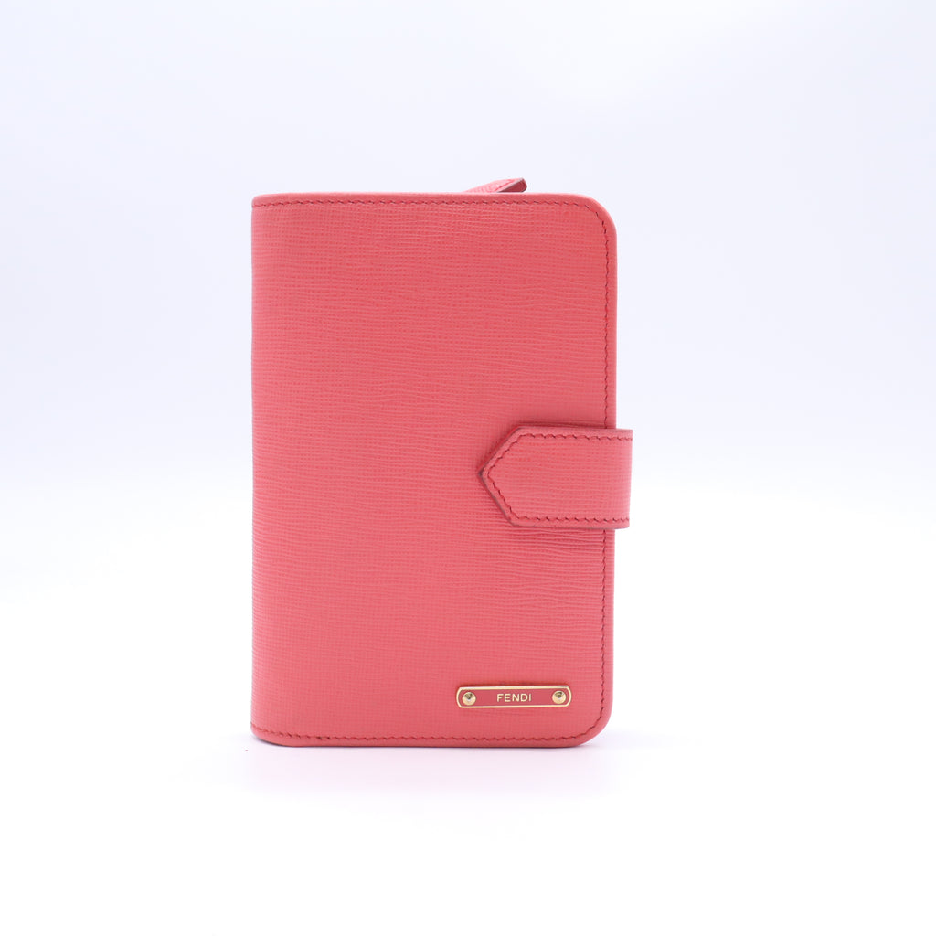 Fendi Pink Compact Wallet W23084
