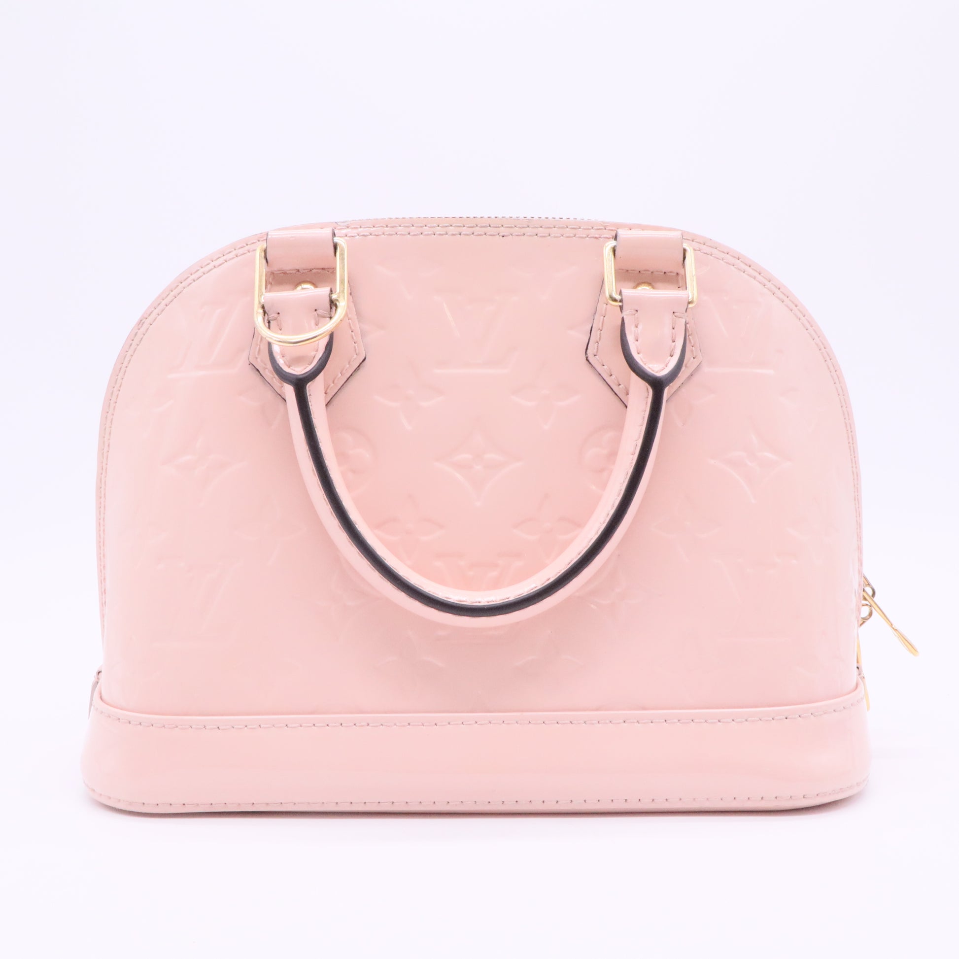 Alma Handbag Monogram Vernis BB