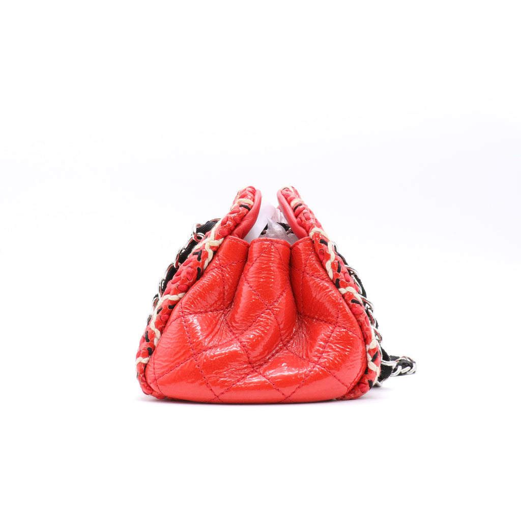 Patent Hand Embroidered Just Mademoiselle Red Twins For Gisel