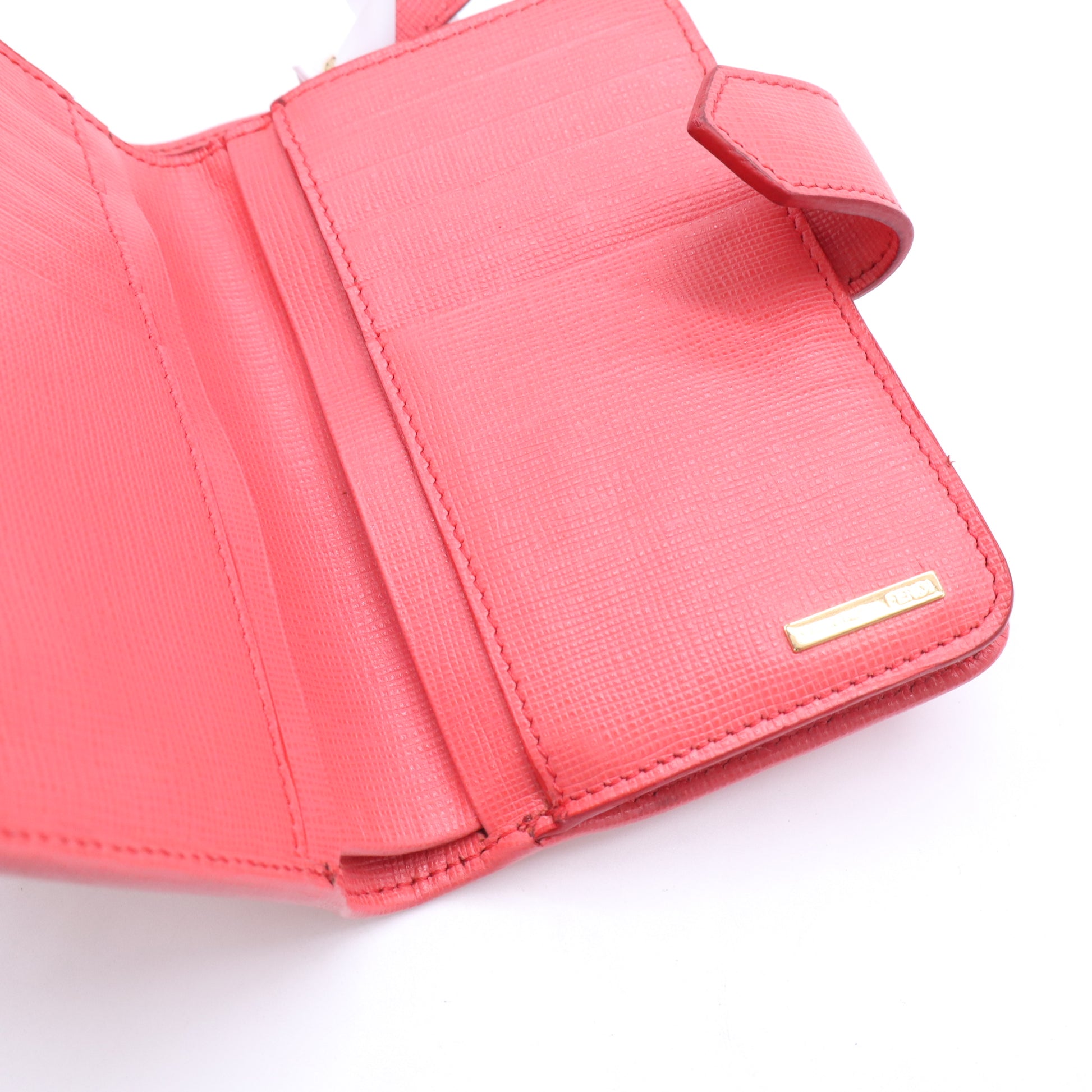 Fendi Pink Compact Wallet W23084
