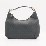 Fendi Tobacco Zucchino Coated Canvas Hobo