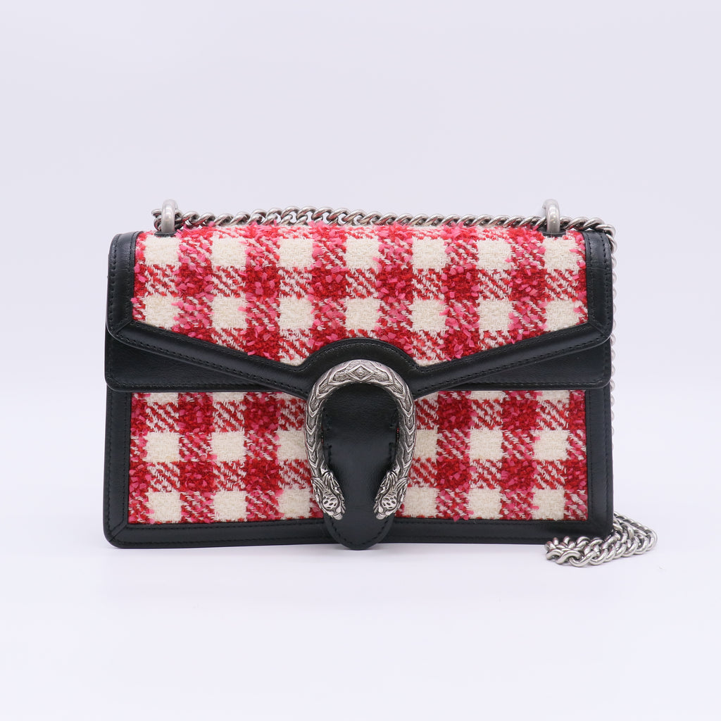 Gucci GG Tweed Small Dionysus Shoulder Bag B23404