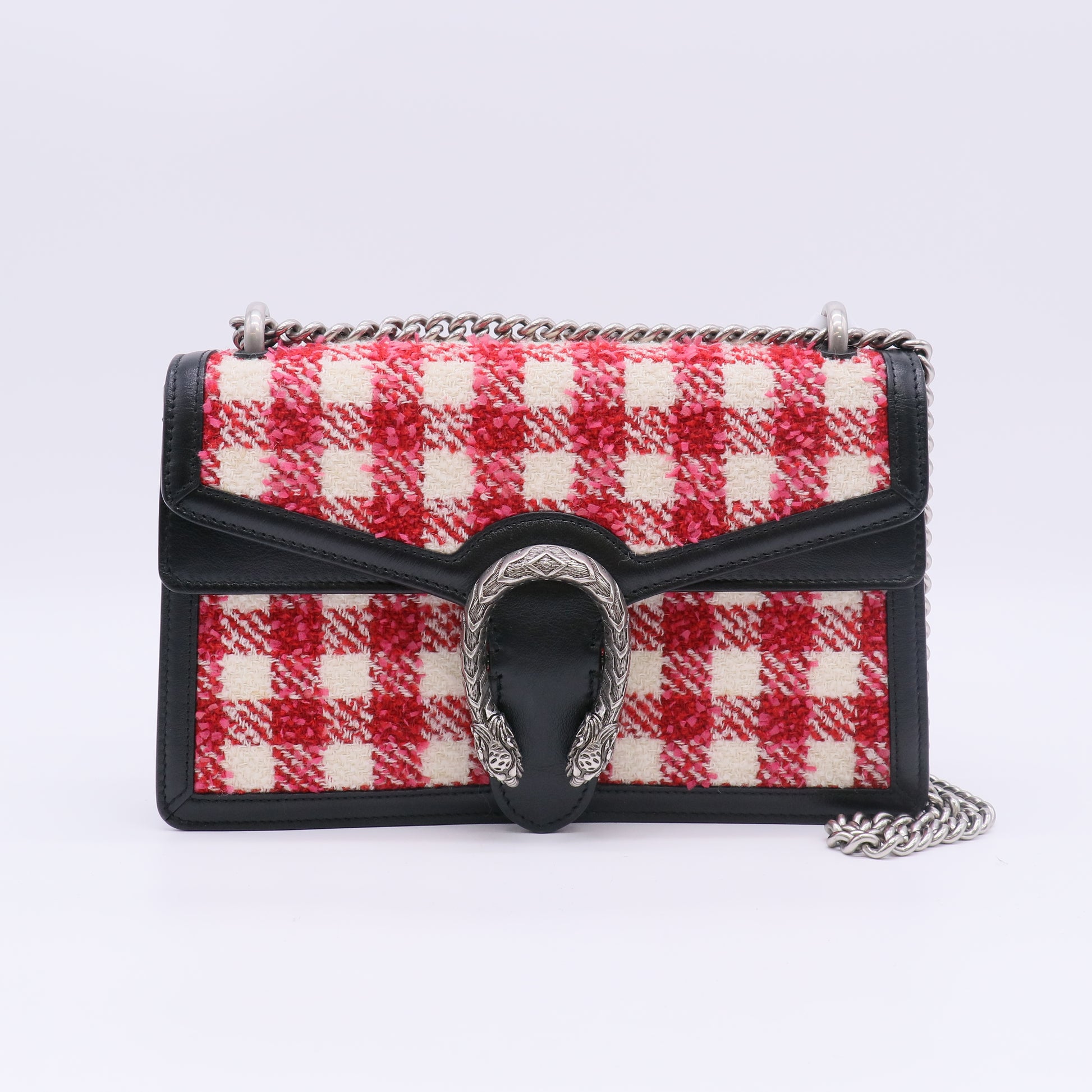 Gucci GG Tweed Small Dionysus Shoulder Bag B23404