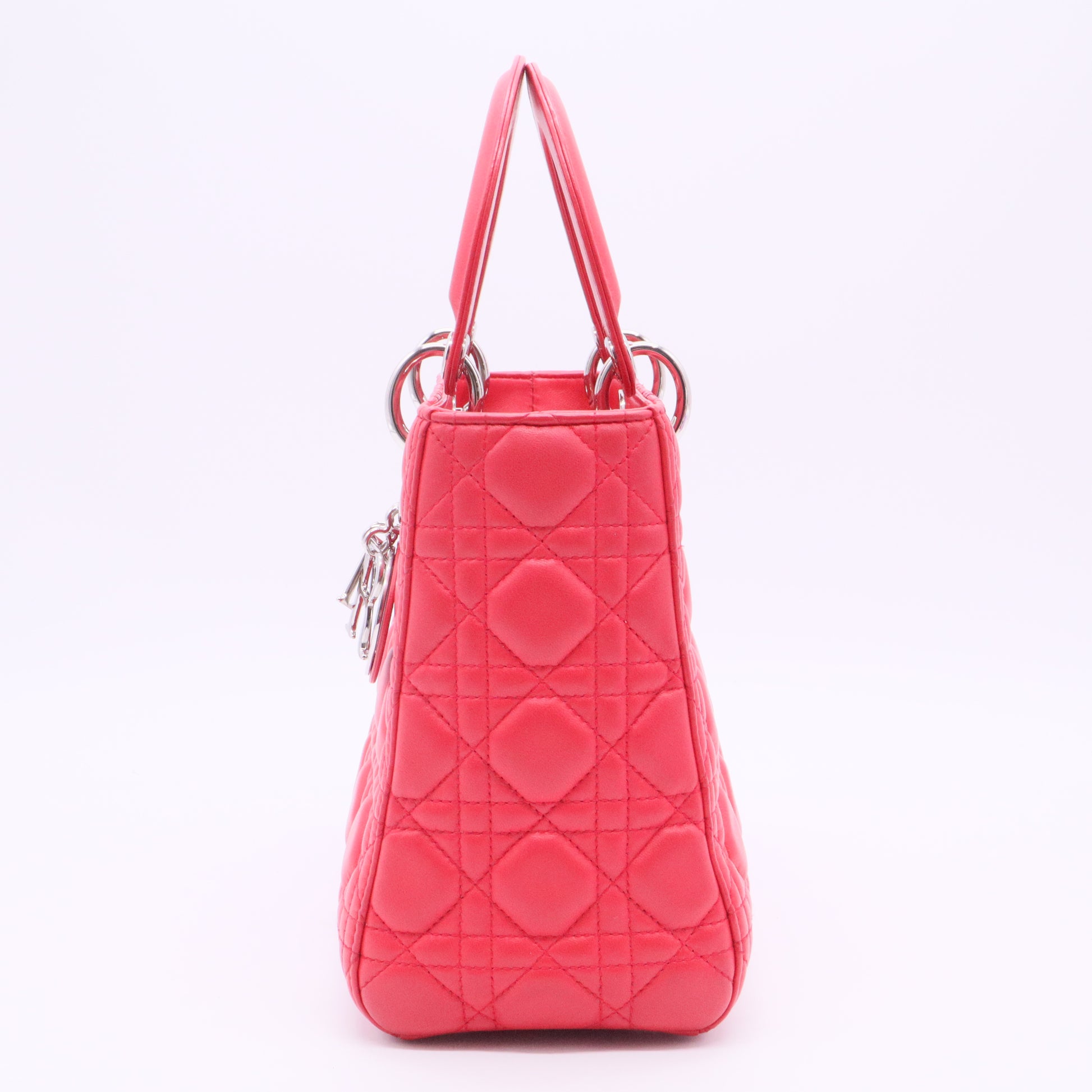 Lady Dior Bag Cannage Quilt Lambskin Medium