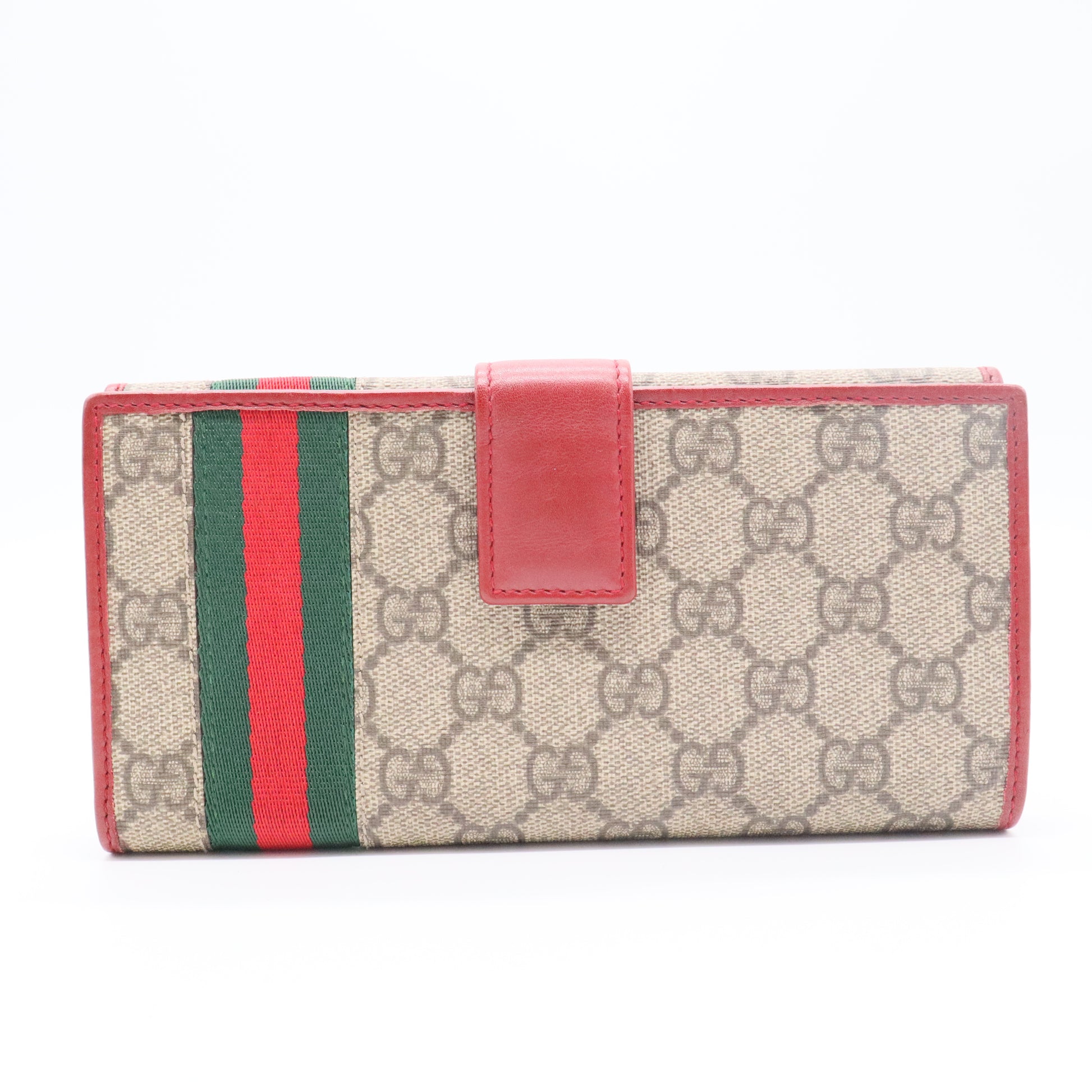 Cartera continental Ophidia GG Supreme Beige