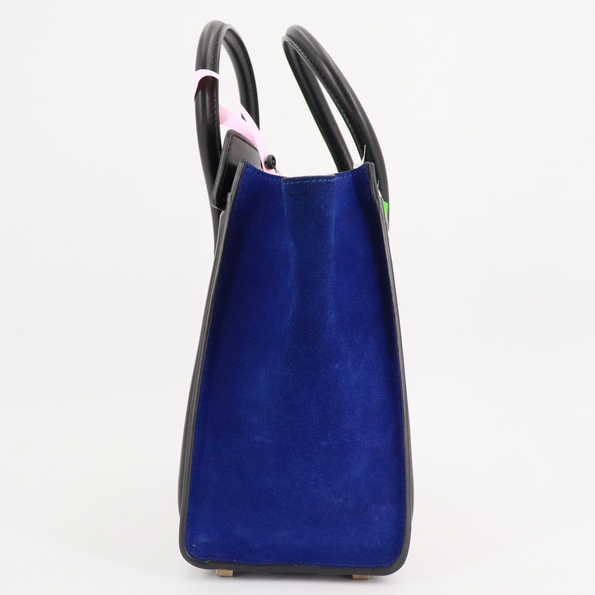 Elephant Calfskin Suede Micro Tri-Color Luggage twins