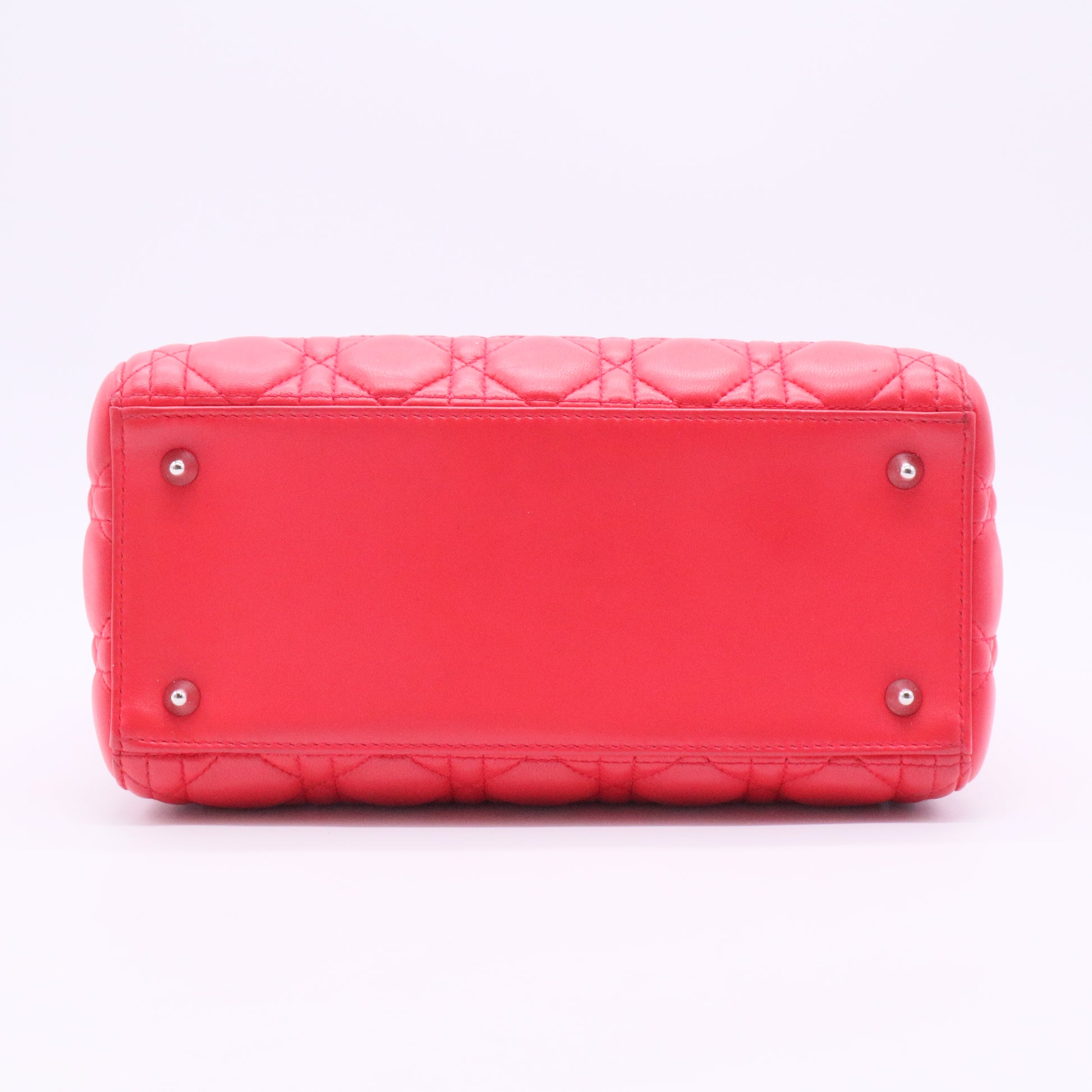Lady Dior Bag Cannage Quilt Lambskin Medium