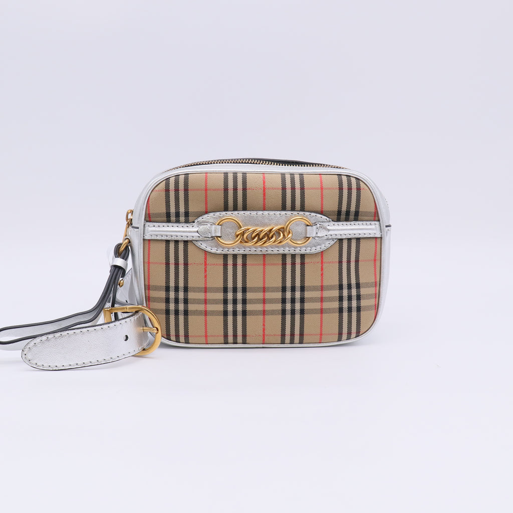 Burberry Haymarket Check Canvas 1983 Link Belt Bag B23407