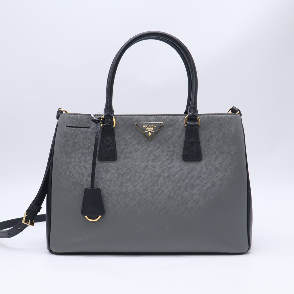 Prada Saffiano Lux Leather Tote Bag twins LDJ5763