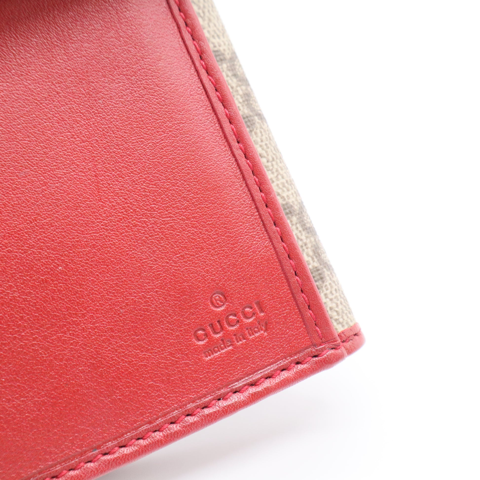 Cartera continental Ophidia GG Supreme Beige