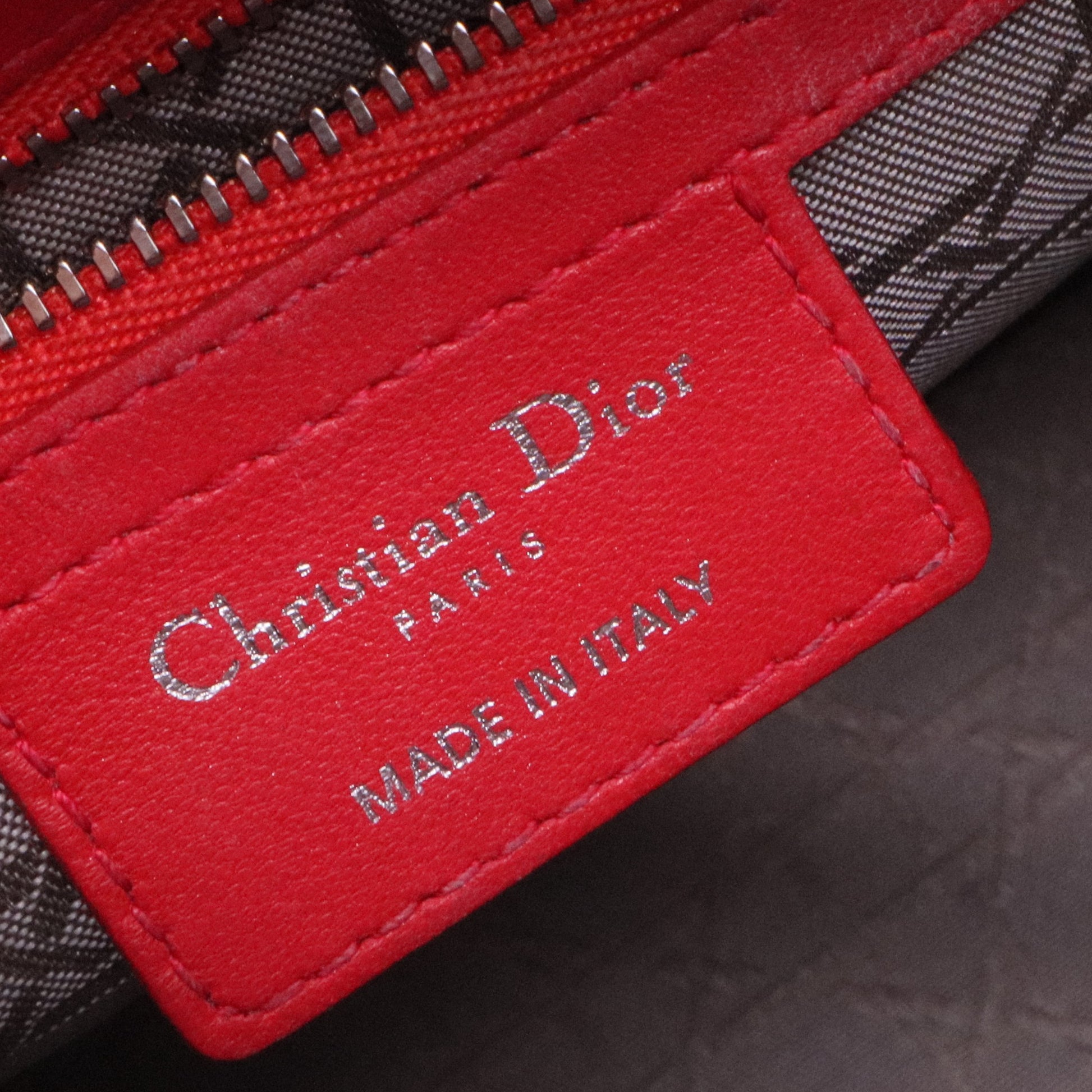 Lady Dior Bag Cannage Quilt Lambskin Medium