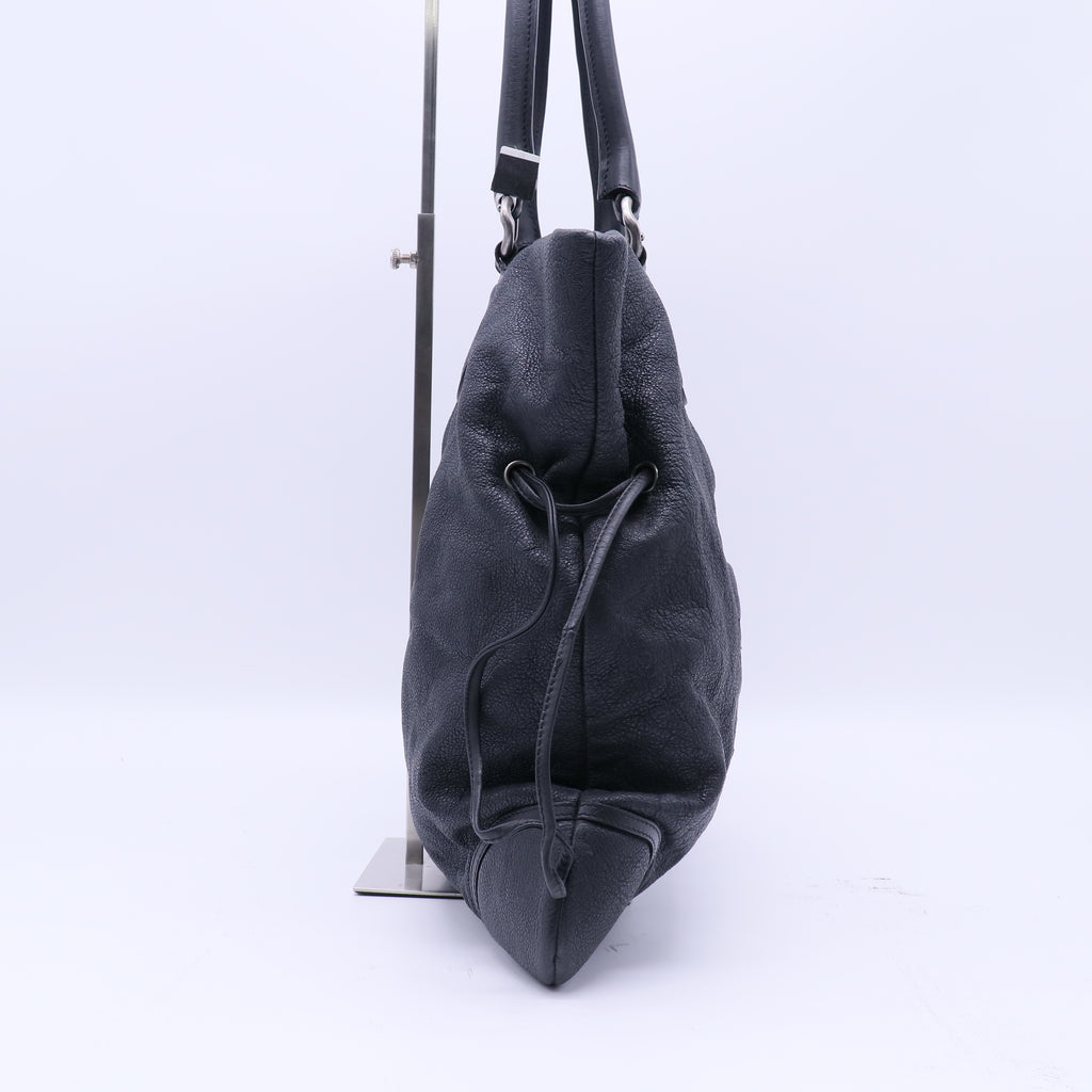 Chanel Distressed Caviar CC Cup Drawstring Tote B22117