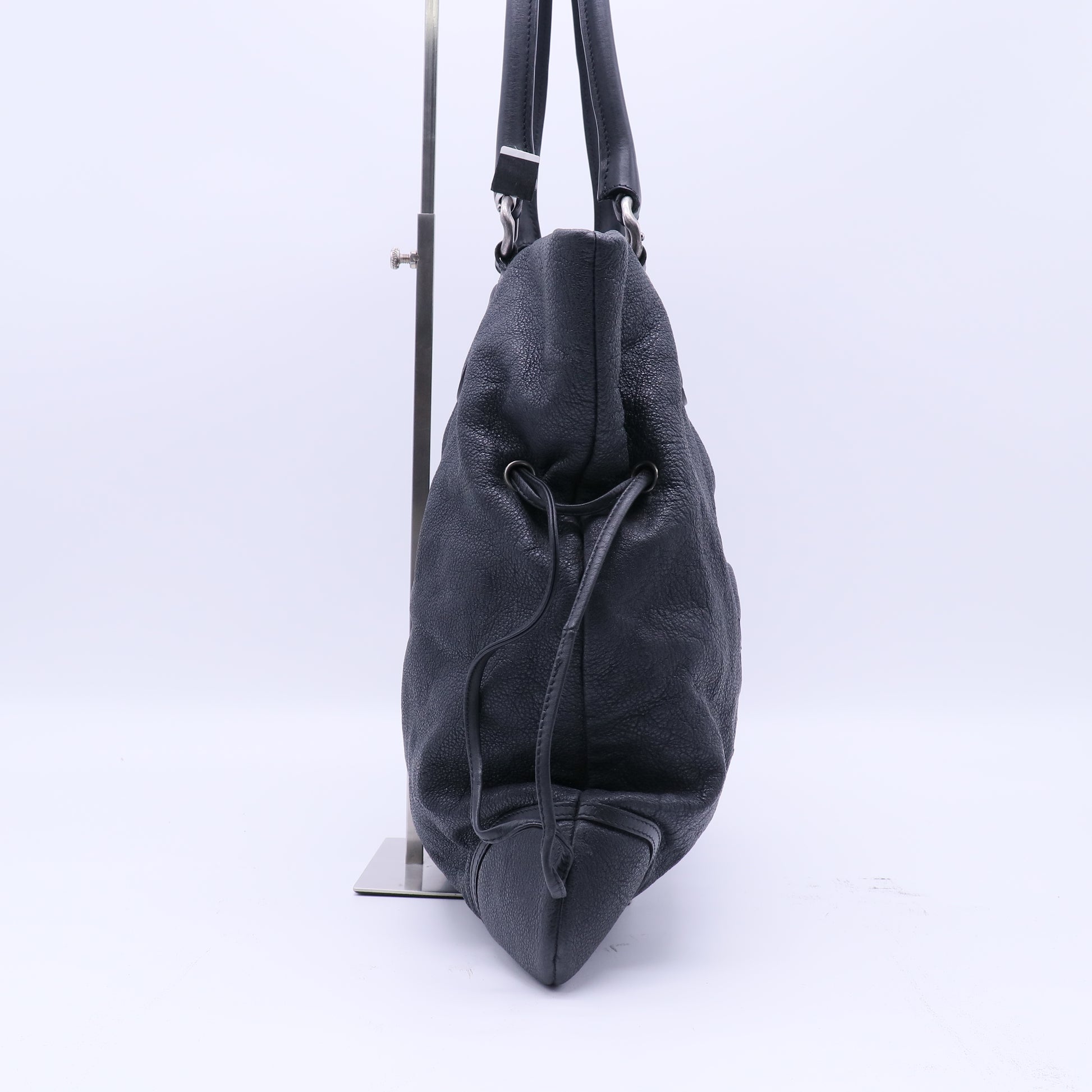 Chanel Distressed Caviar CC Cup Drawstring Tote B22117