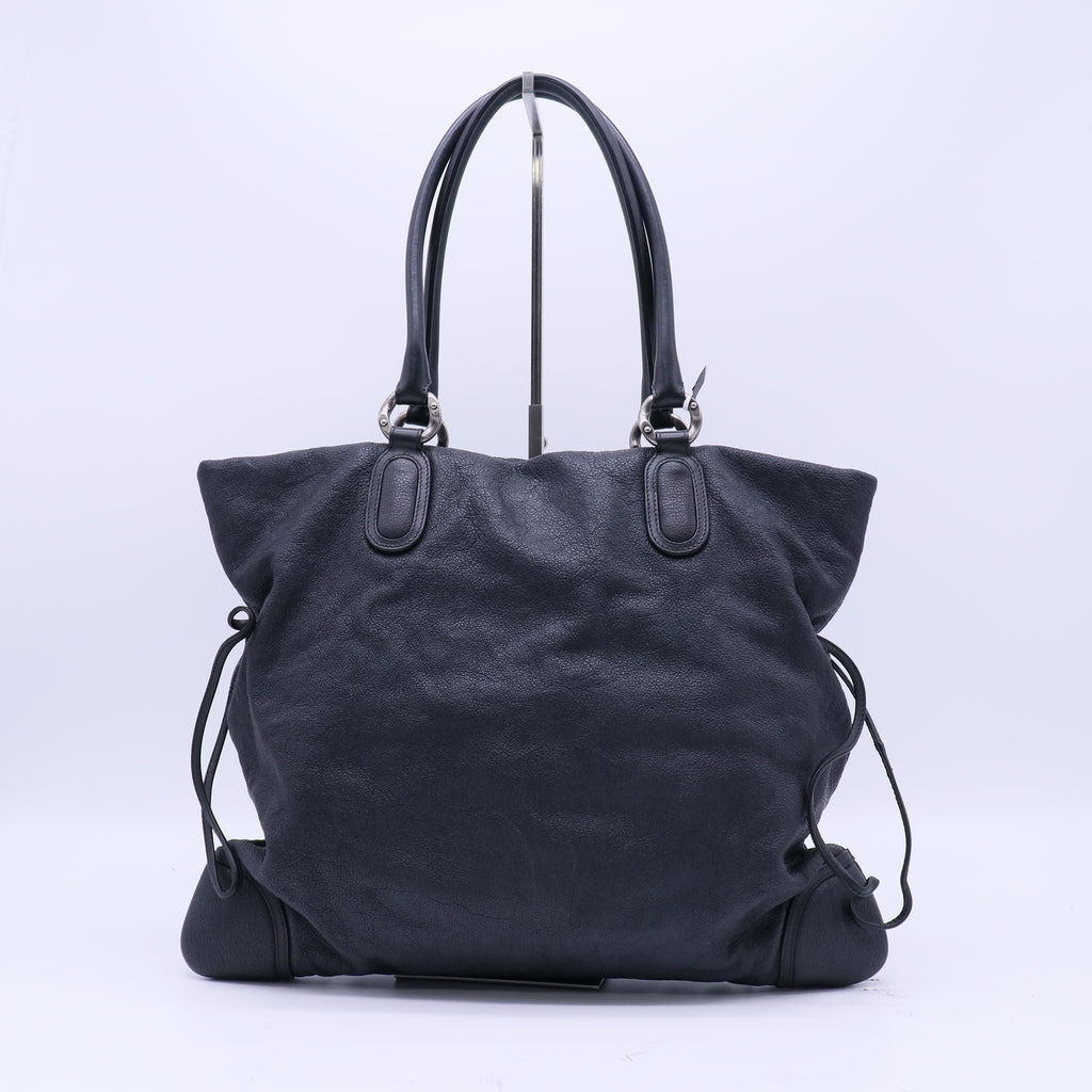 Chanel Distressed Caviar CC Cup Drawstring Tote B22117
