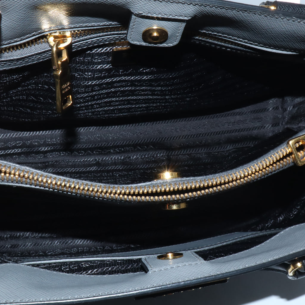 Prada Saffiano Lux Leather Tote Bag twins LDJ5763
