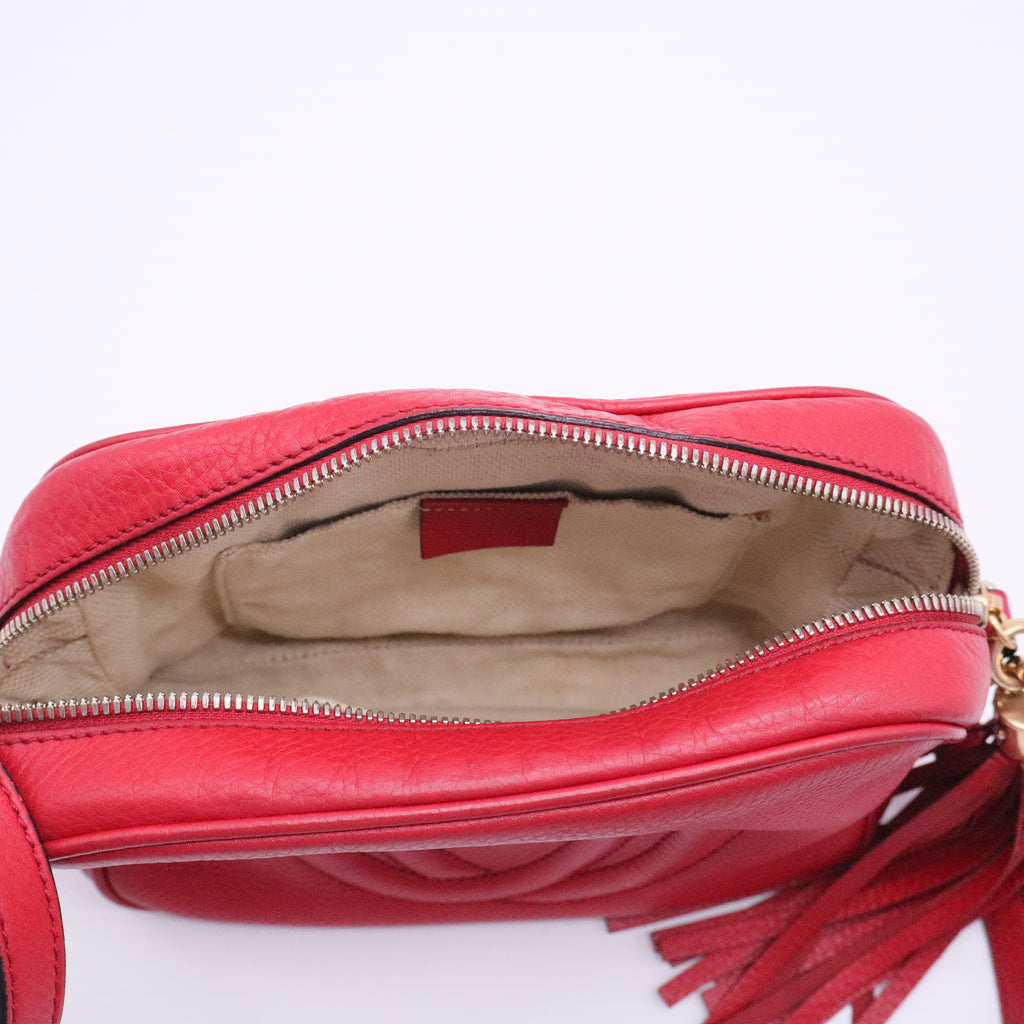 Pebbled Calfskin Small Soho Disco Bag