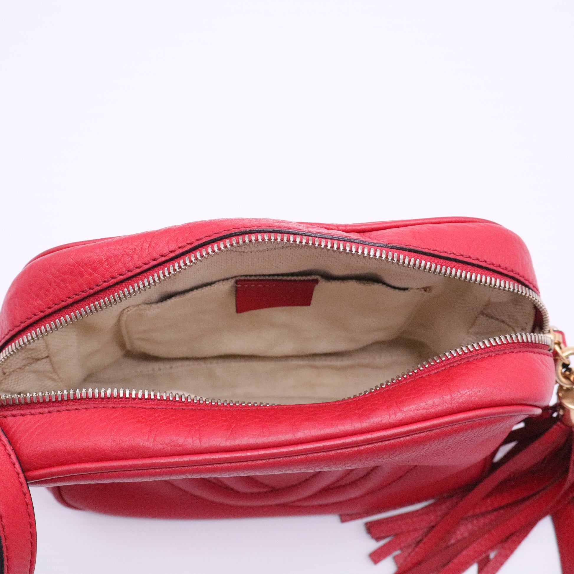 Pebbled Calfskin Small Soho Disco Bag