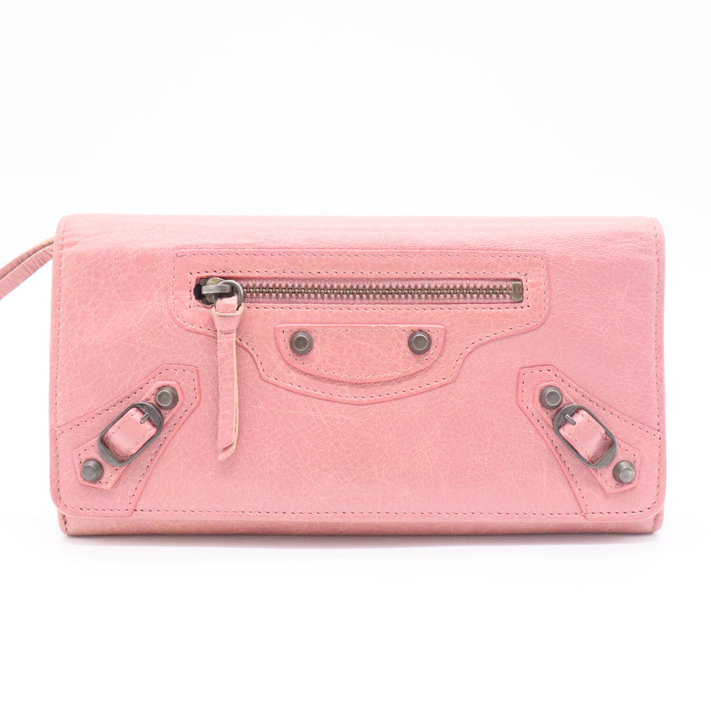 Agneau Classic Hardware Money Wallet Rose Jaipur