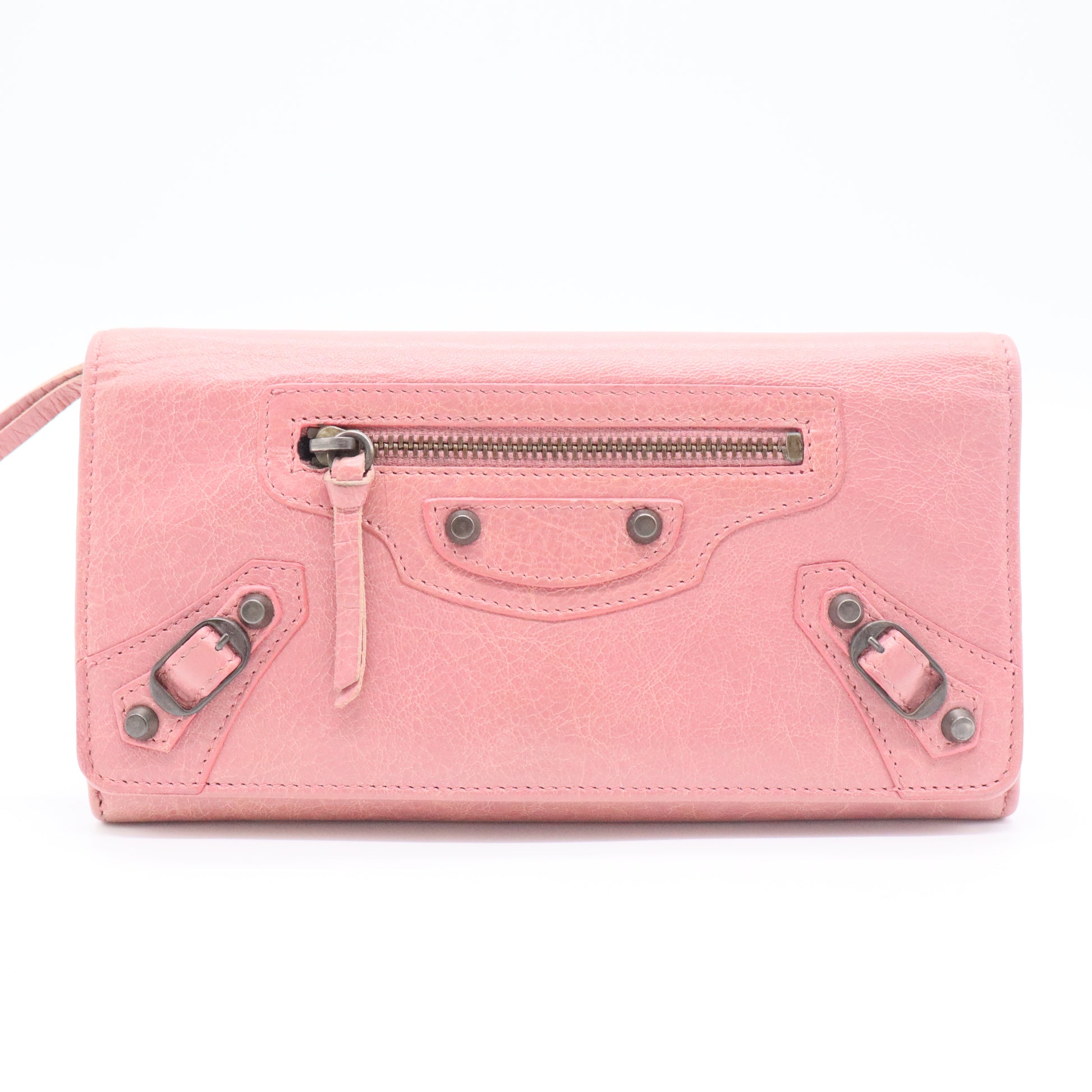 Agneau Classic Hardware Money Wallet Rose Jaipur