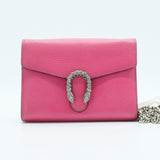 Dionysus Chain Wallet Leather with Embellished Detail Small