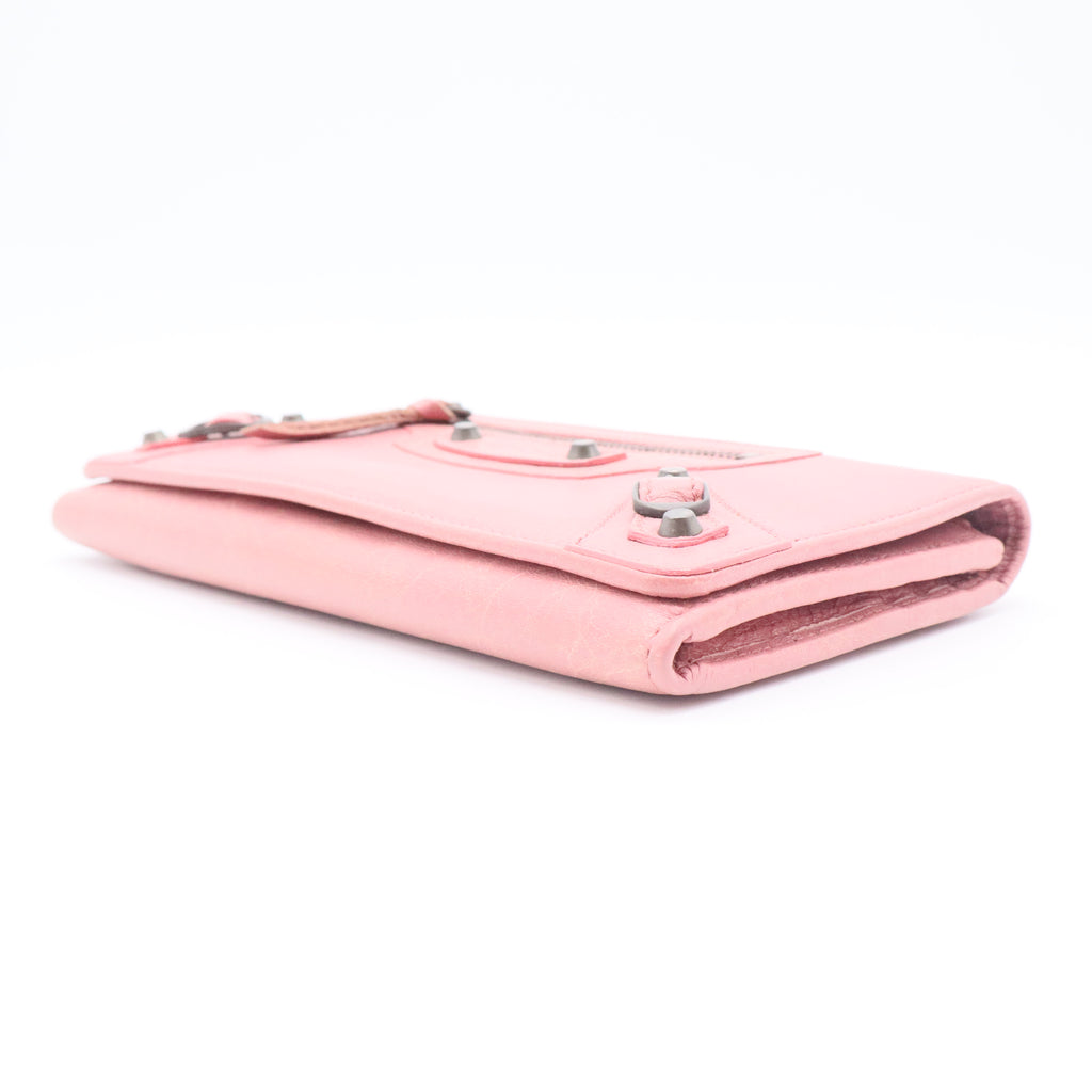 Agneau Classic Hardware Money Wallet Rose Jaipur