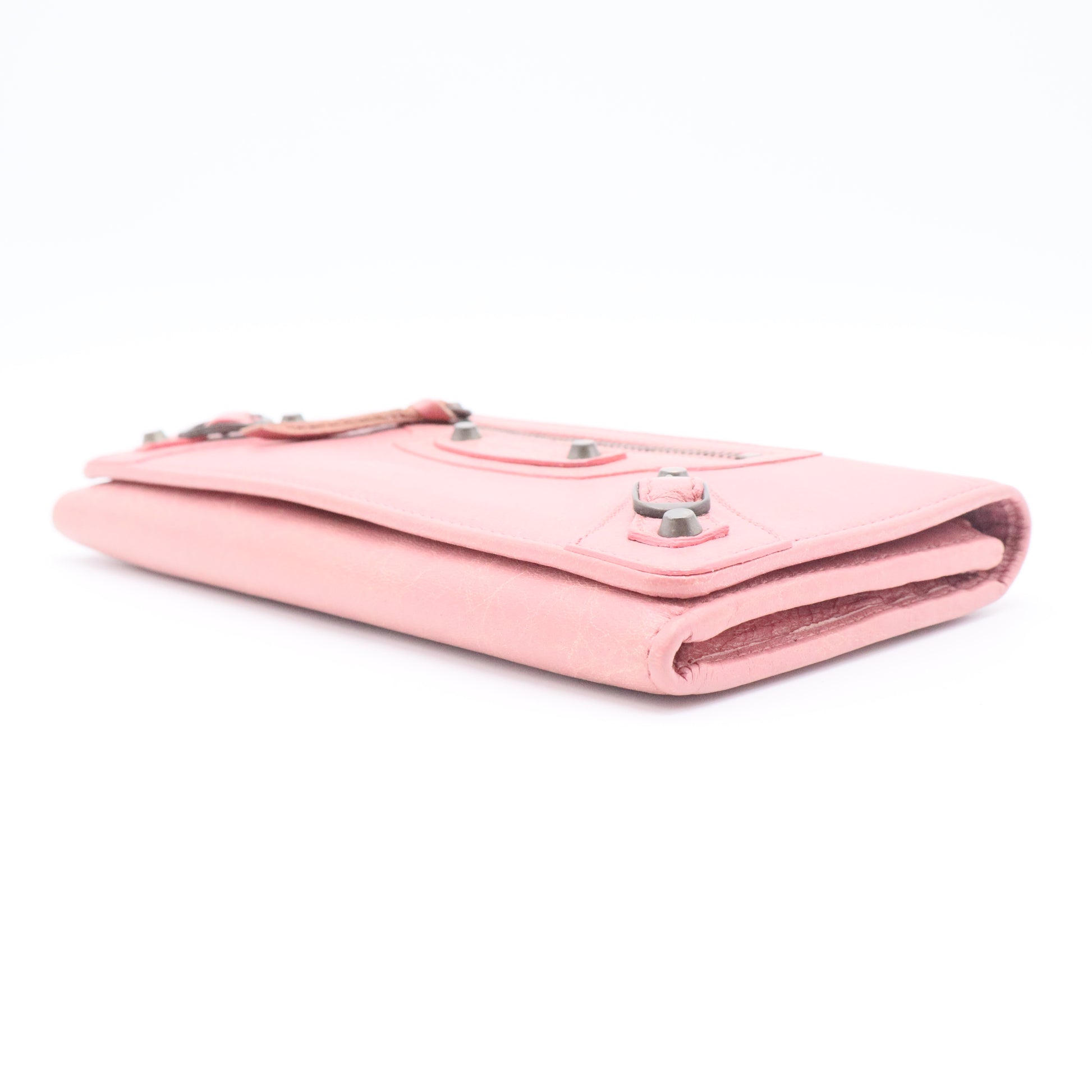 Agneau Classic Hardware Money Wallet Rose Jaipur