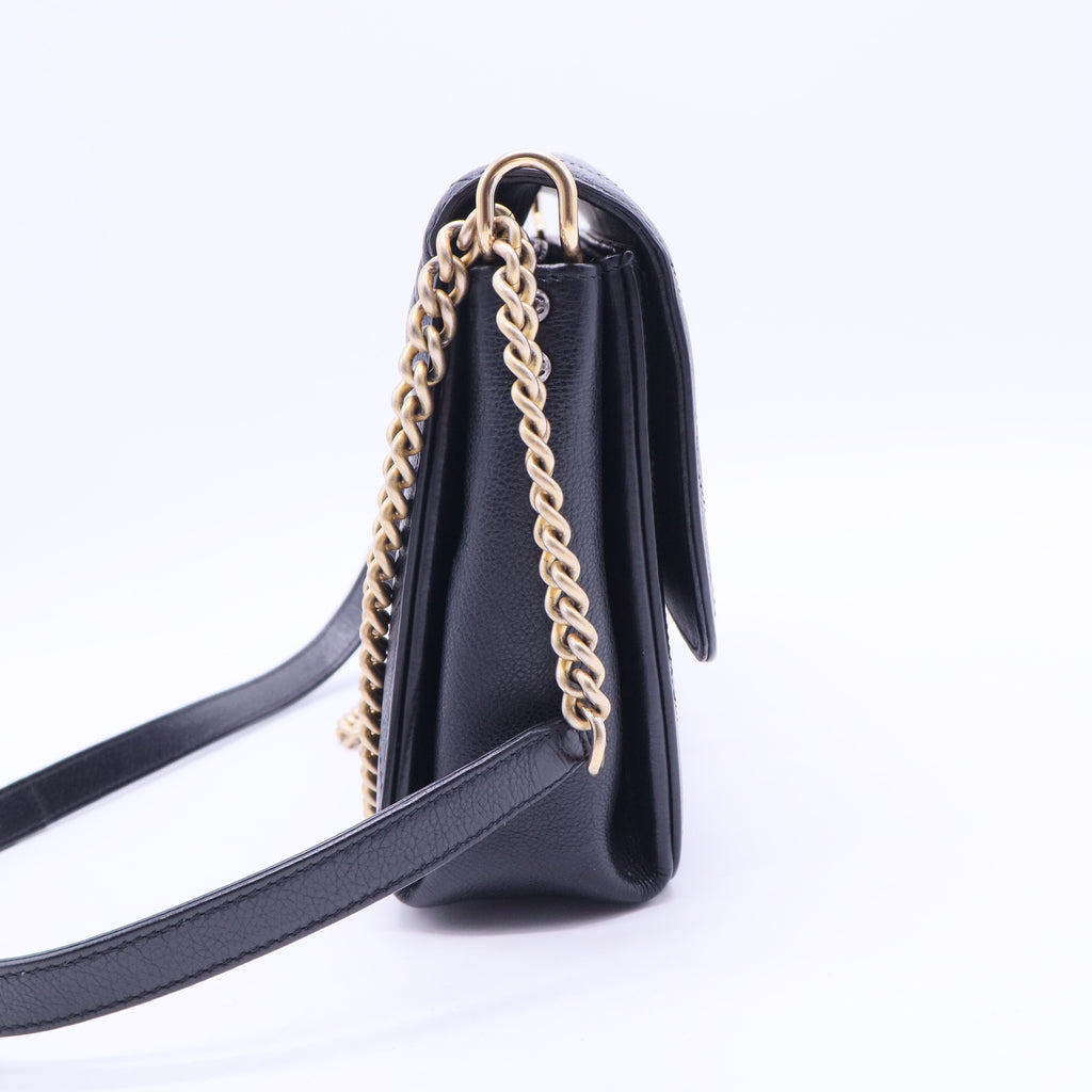 Straight Lines Flap Bag Quilted Calfskin Medium B20189