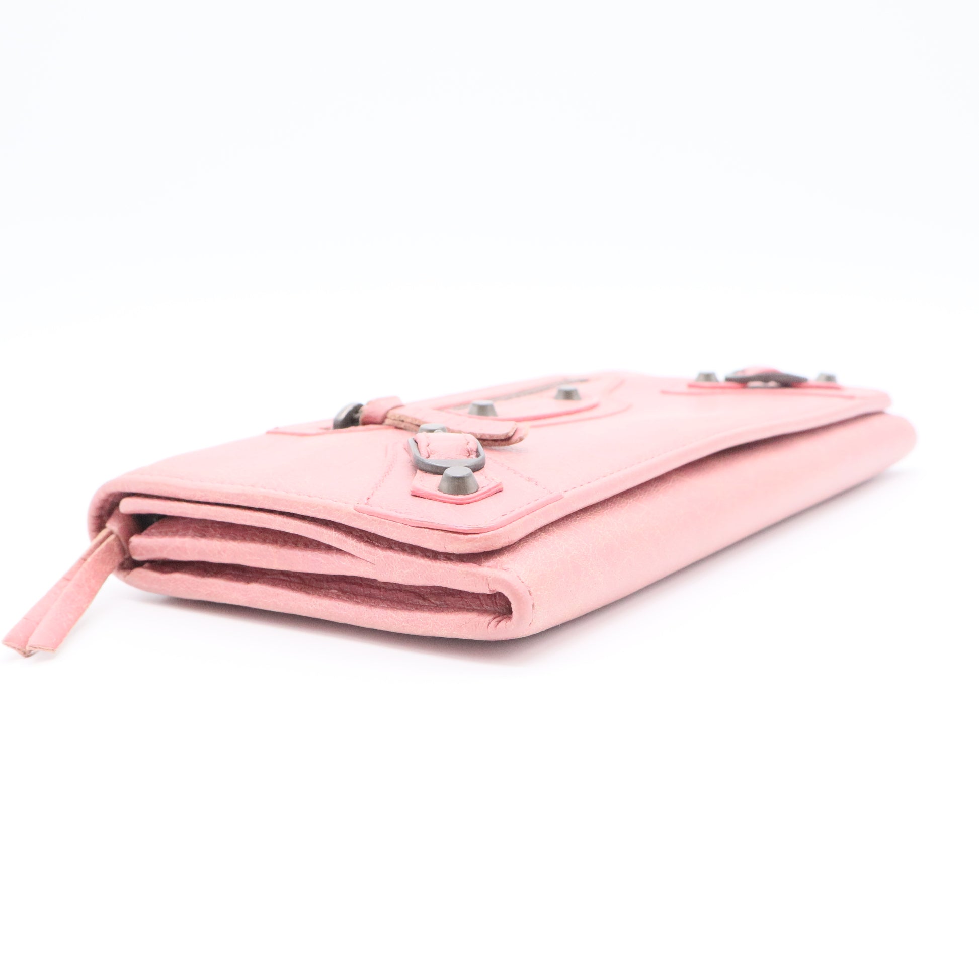 Agneau Classic Hardware Money Wallet Rose Jaipur