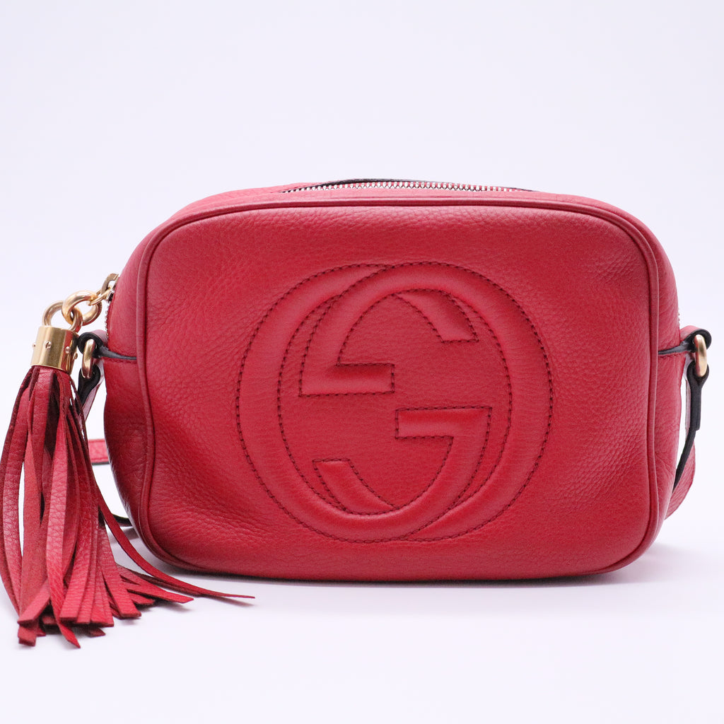 Pebbled Calfskin Small Soho Disco Bag