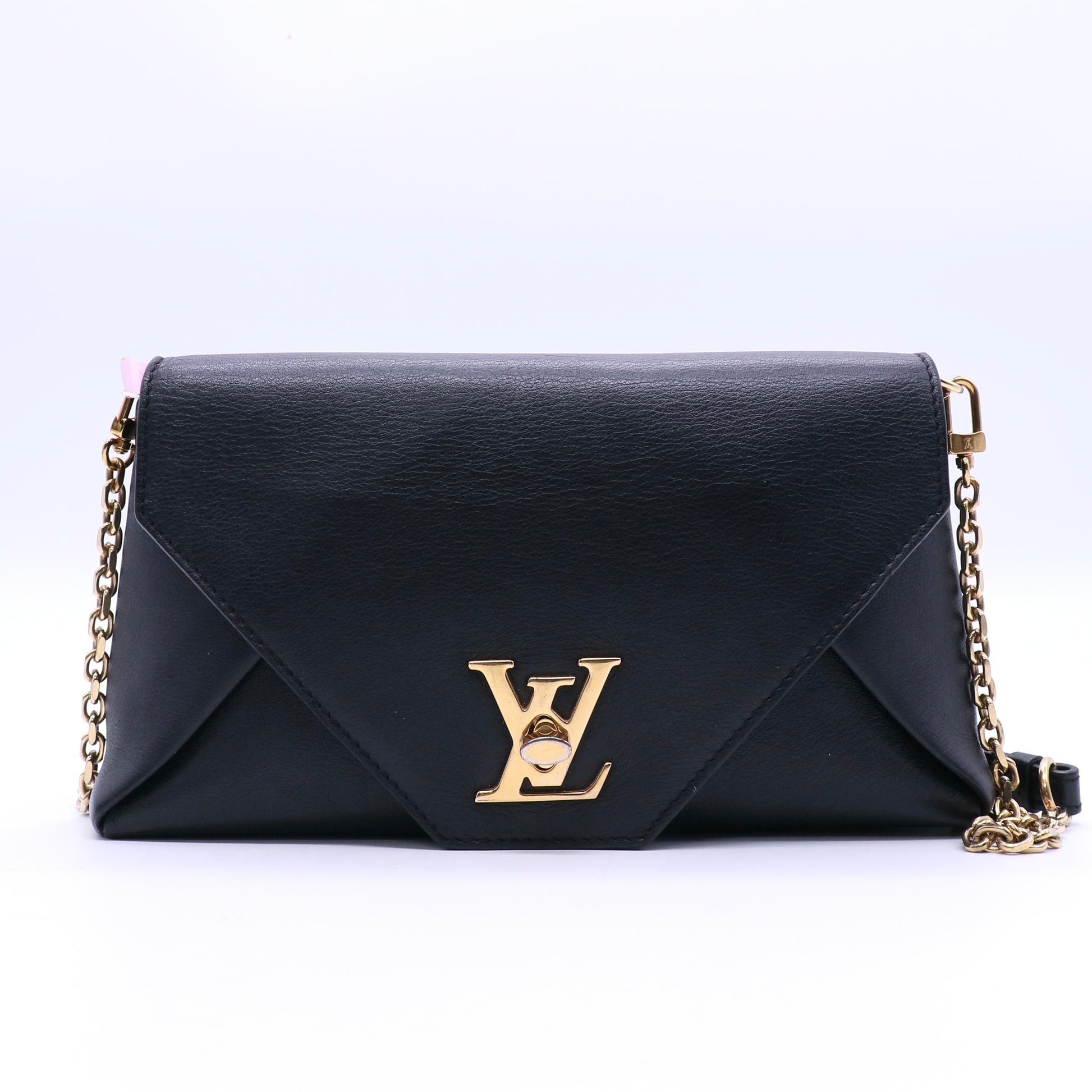 Louis Vuitton  Taurillon Love Note Chain Clutch twins LDJ3664