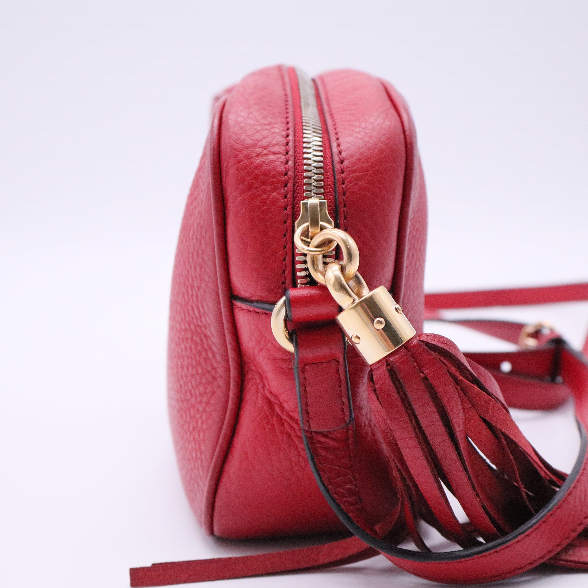 Pebbled Calfskin Small Soho Disco Bag