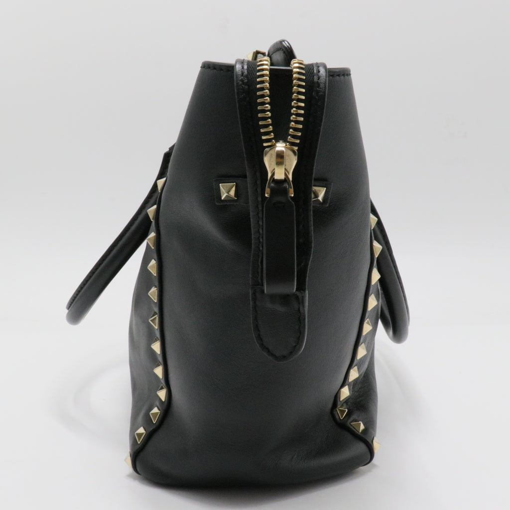 Rockstud Tote Rigid Leather Medium