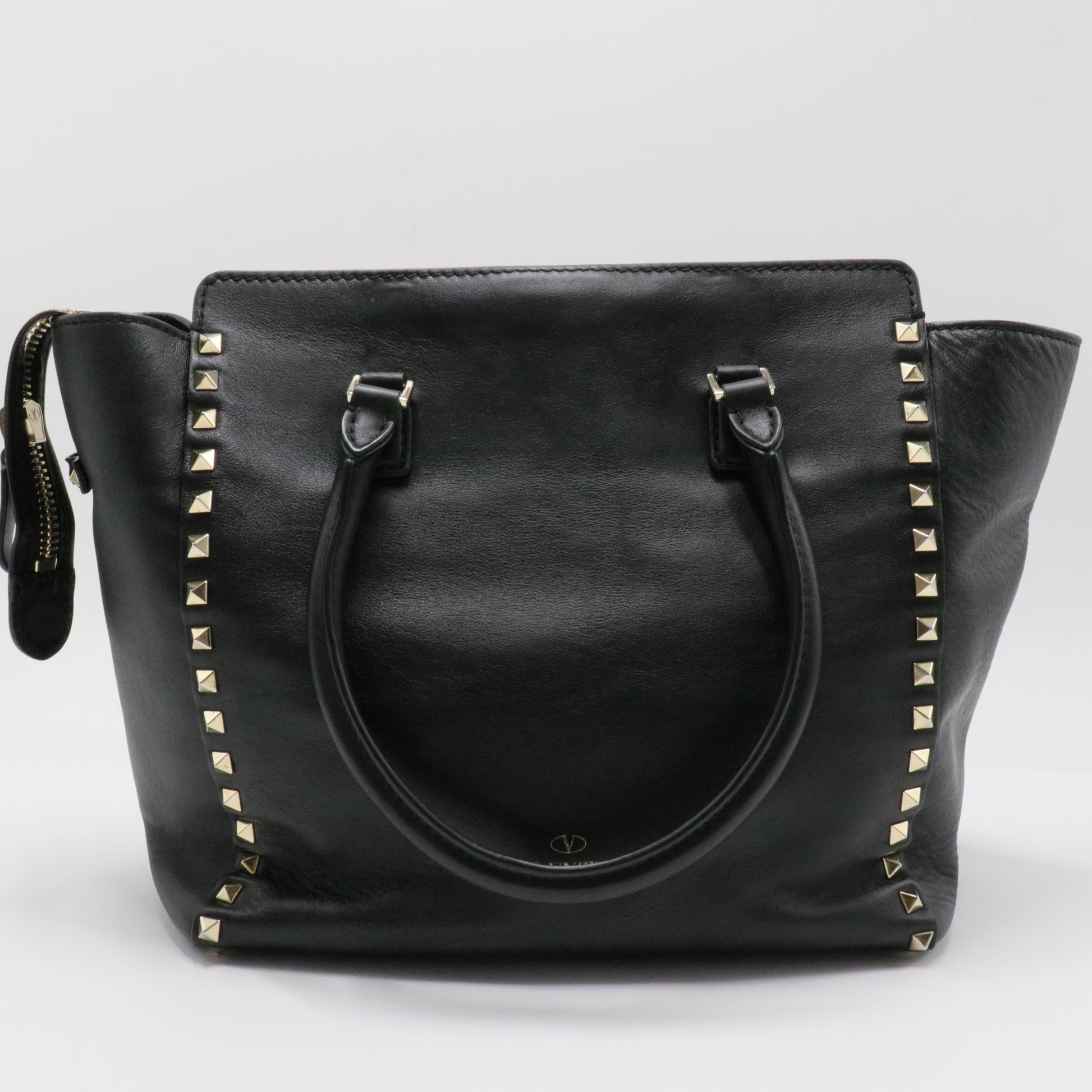 Rockstud Tote Rigid Leather Medium