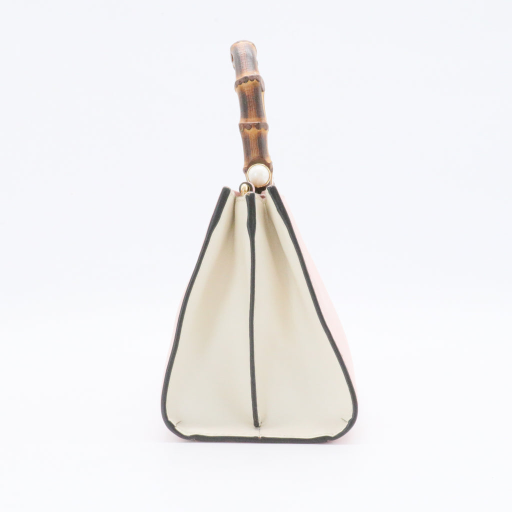 Nymphaea Top Handle Bag Leather Small