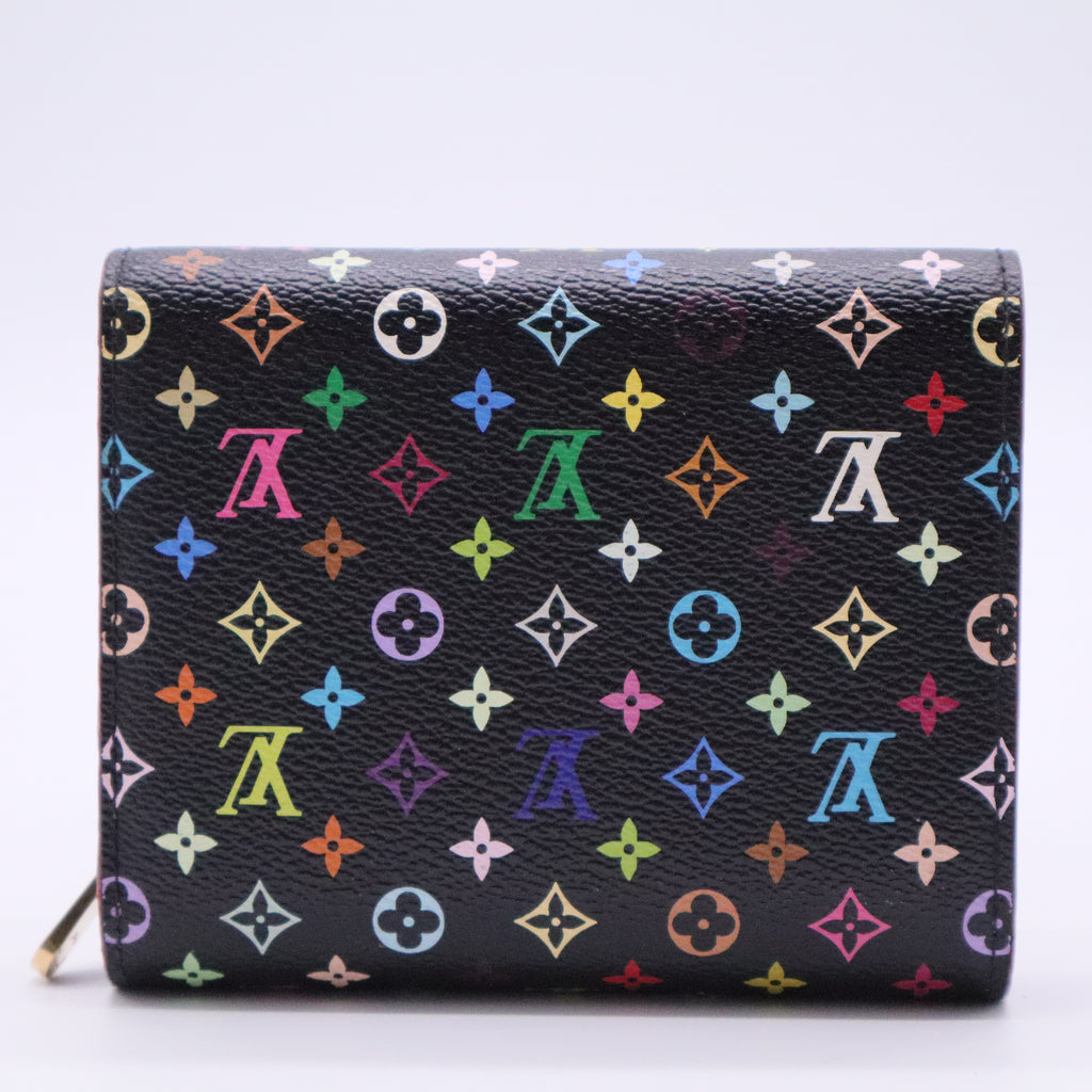 Monogram Multicolor Joey Wallet Black