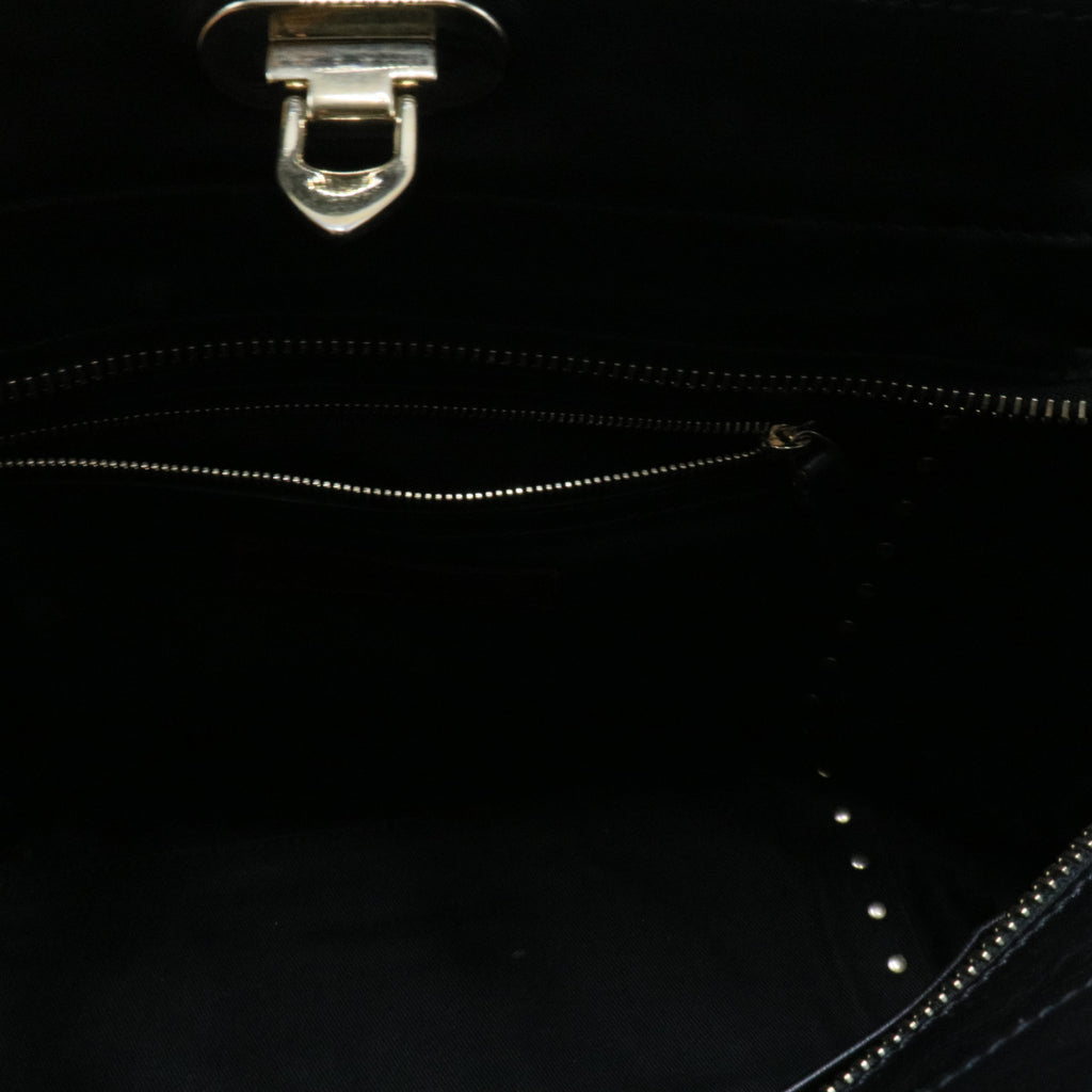 Rockstud Tote Rigid Leather Medium