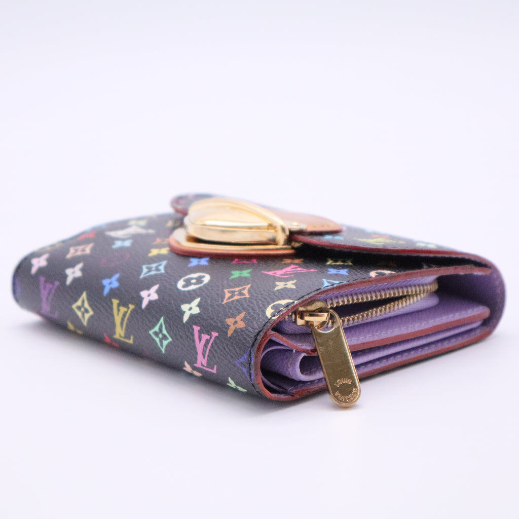 Monogram Multicolor Joey Wallet Black